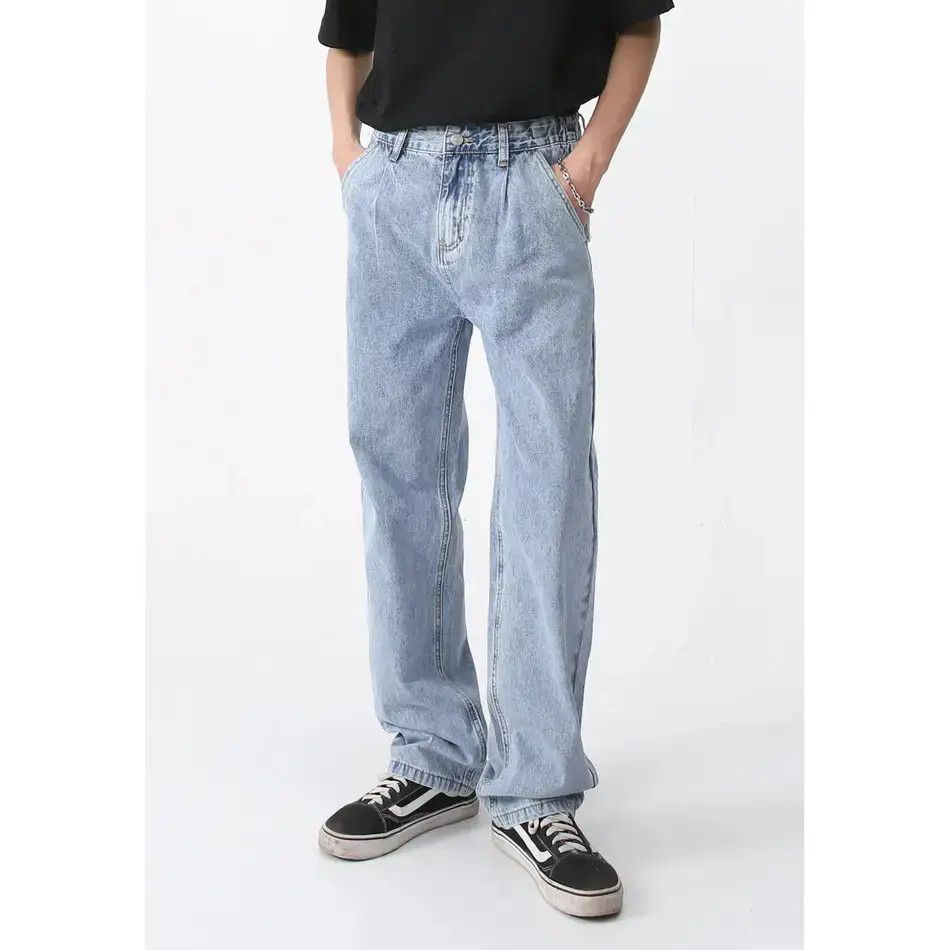 Japanese Brand Retro loose high street casual jeans Size US 32 / EU 48 - 6 Thumbnail