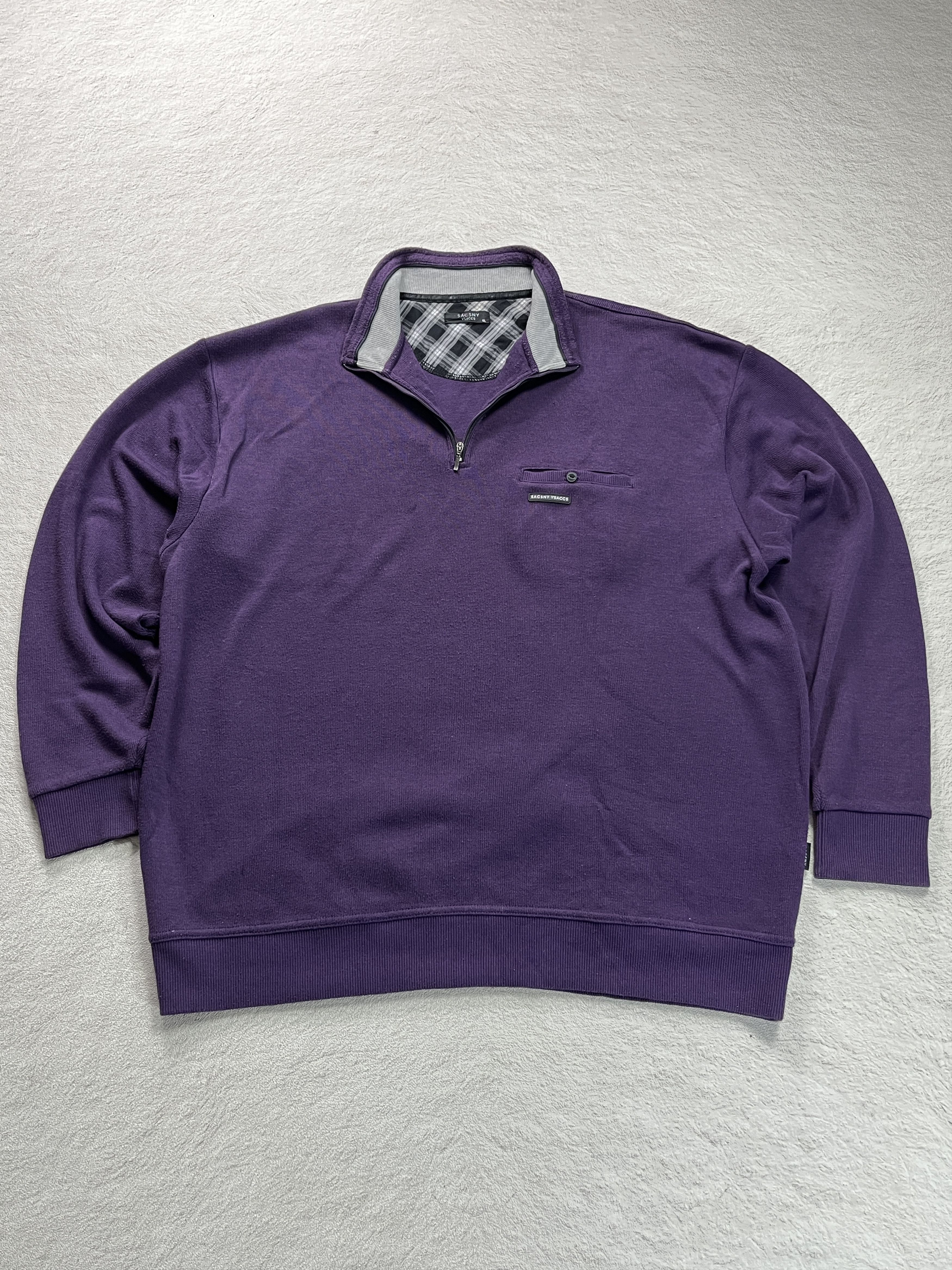 Sacai SACSNY Y'SACCS by Yohji Yamamoto (Halfzip Pocket Sweatshirt) Size US L / EU 52-54 / 3 - 1 Thumbnail