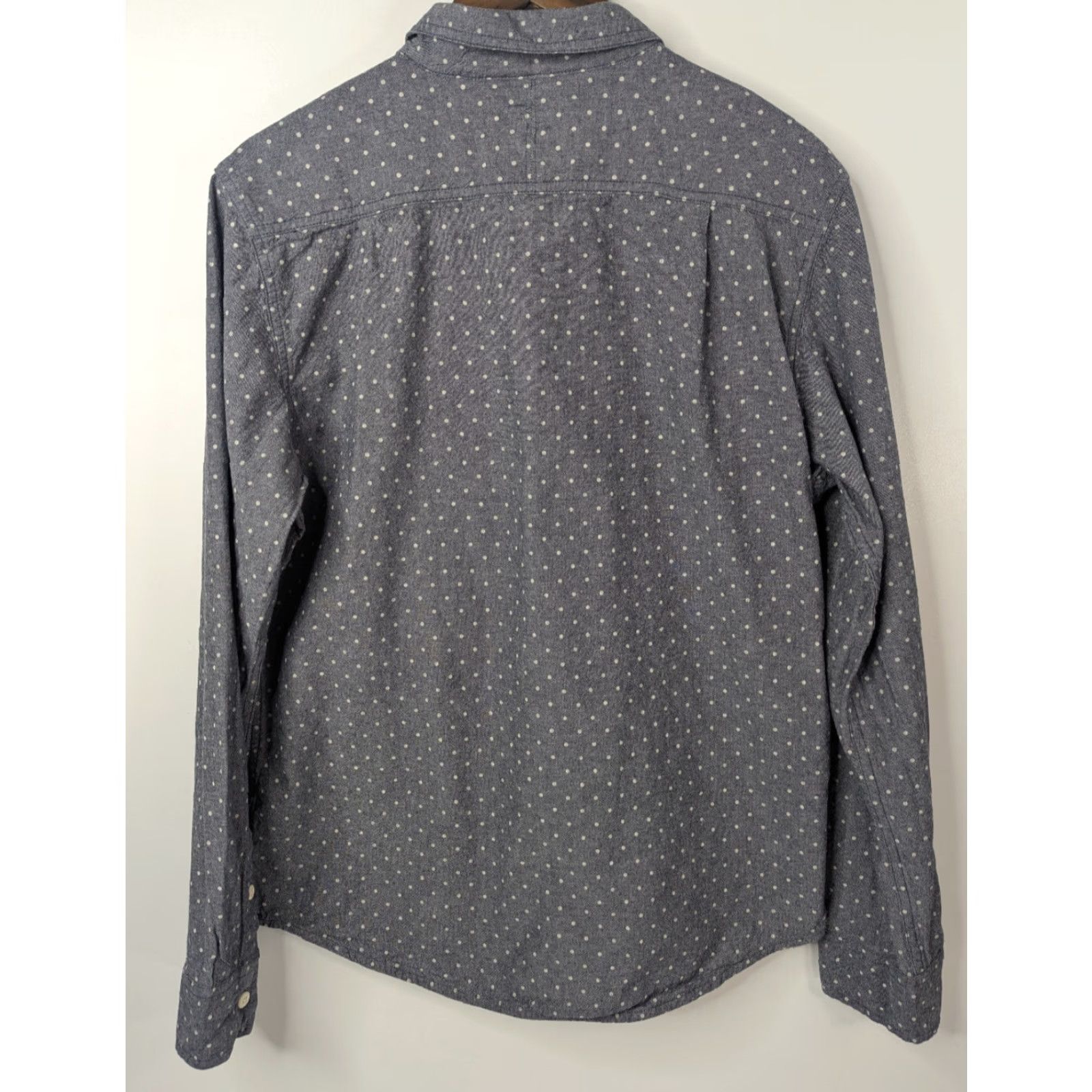 Vintage VINTAGE Modern Amusement Shirt Polka Dot Mens Large Button Up Pockets Long Sleeve Size US L / EU 52-54 / 3 - 4 Thumbnail