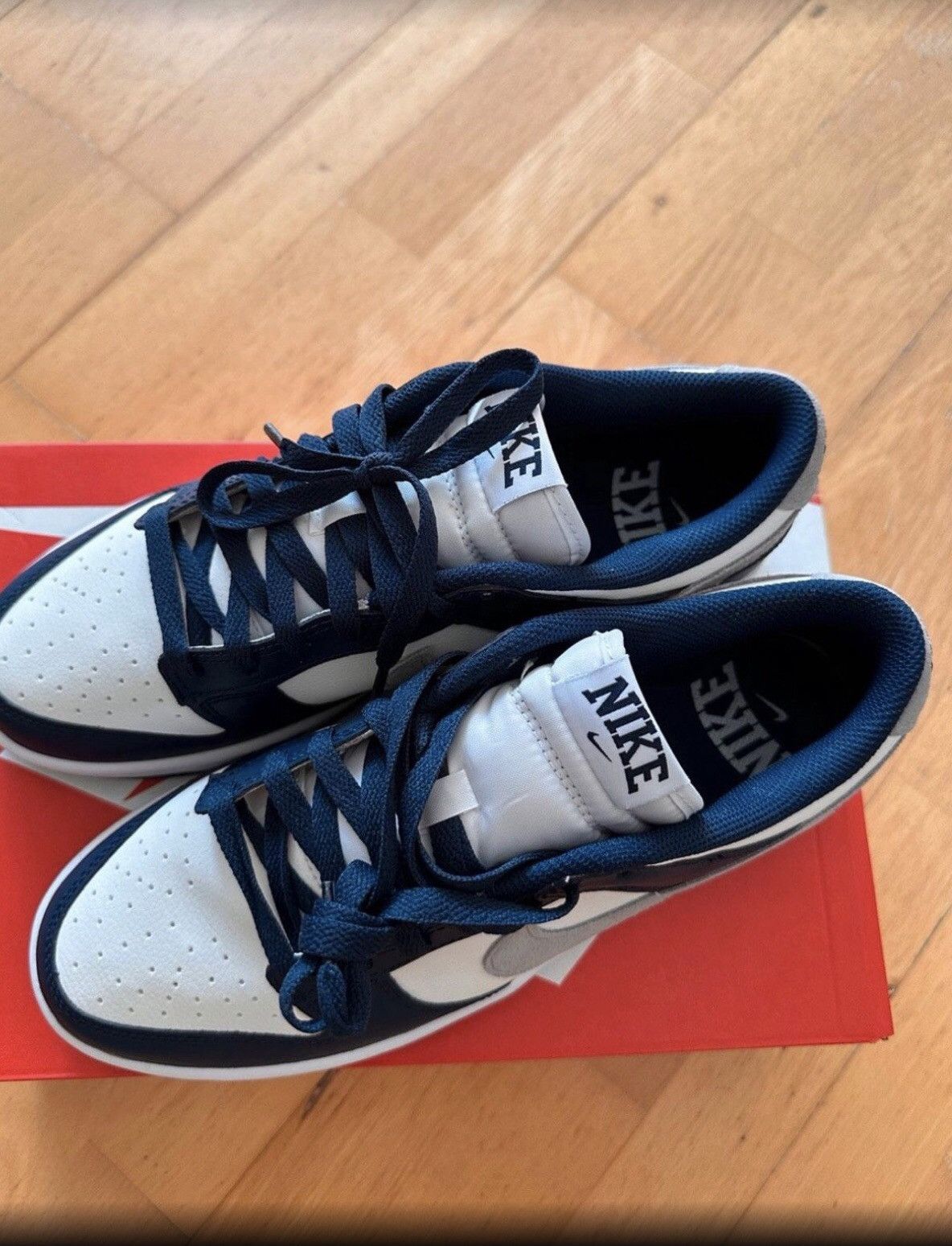 Nike Nike dunk low midnight navy Size US 9.5 / EU 42-43 - 3 Thumbnail