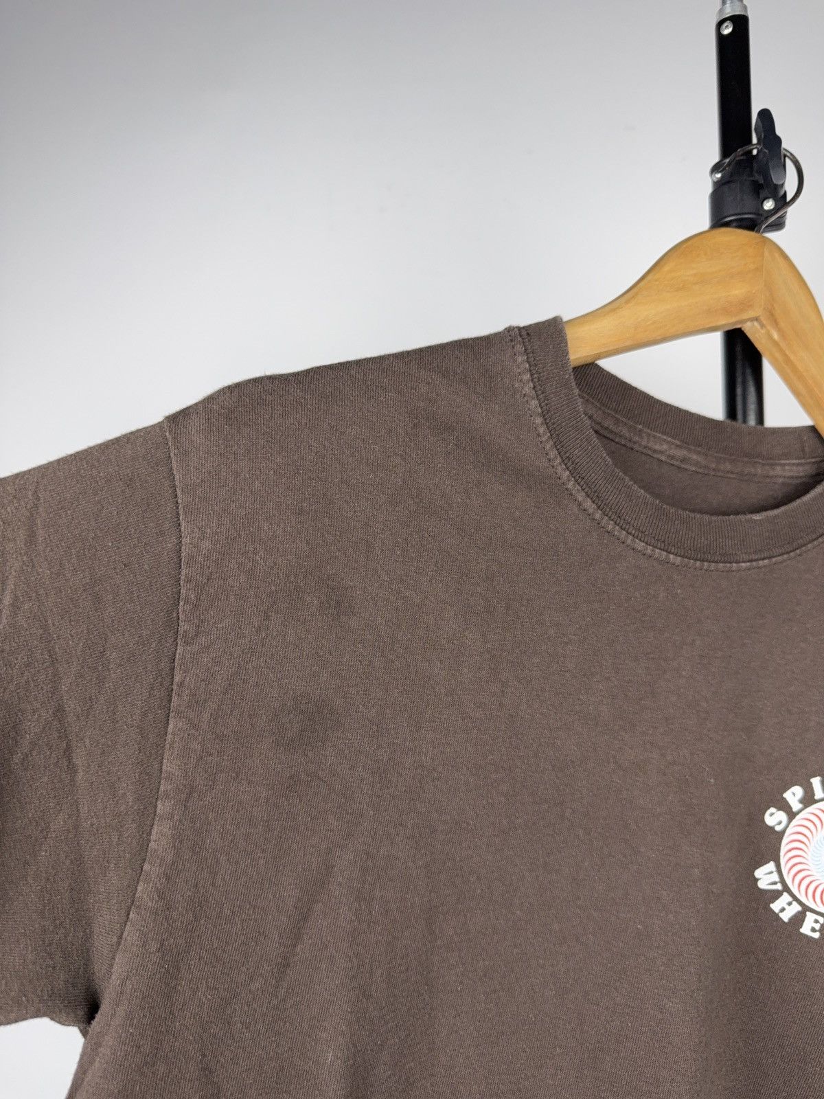 Spitfire 00s Spitfire Wheels Swirl Logo Brown Skate T-Shirt Size S Size US S / EU 44-46 / 1 - 6 Thumbnail