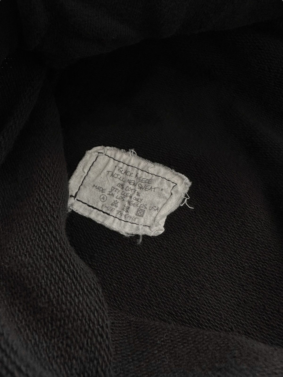 Greg Lauren Sz3 Black Fleece Twill New Sweat Size US 34 / EU 50 - 8 Thumbnail