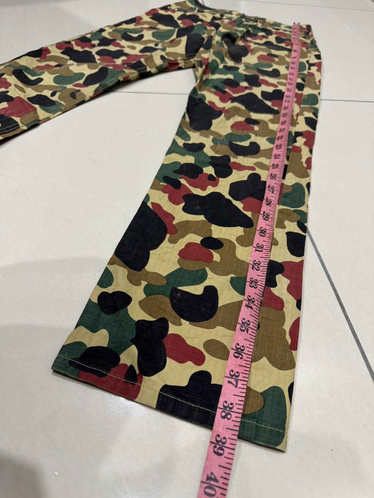 Bape A BATHING APE HUMAN CAMO PANTS Size US 27 - 3 Thumbnail