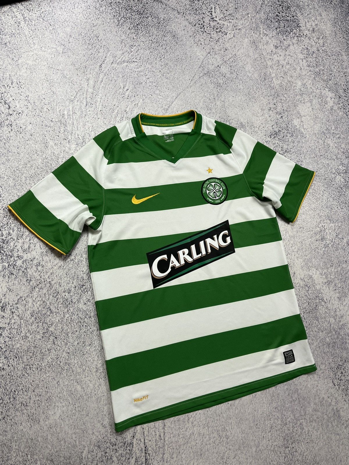 Nike × Vintage Nike FC Celtic 2008/2009 Home Soccer Jersey Football Shirt Size US S / EU 44-46 / 1 - 4 Thumbnail