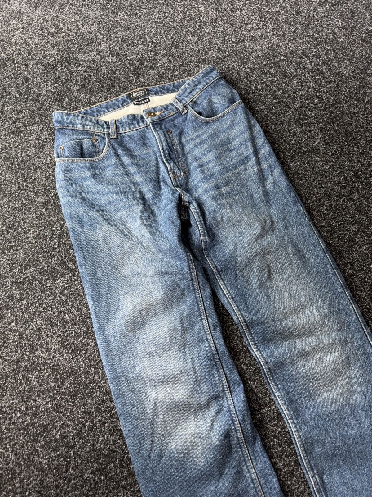 Harley Davidson Vintage Biker Moto Racing Spirit Motors Denim pants jeans Size US 32 / EU 48 - 3 Thumbnail