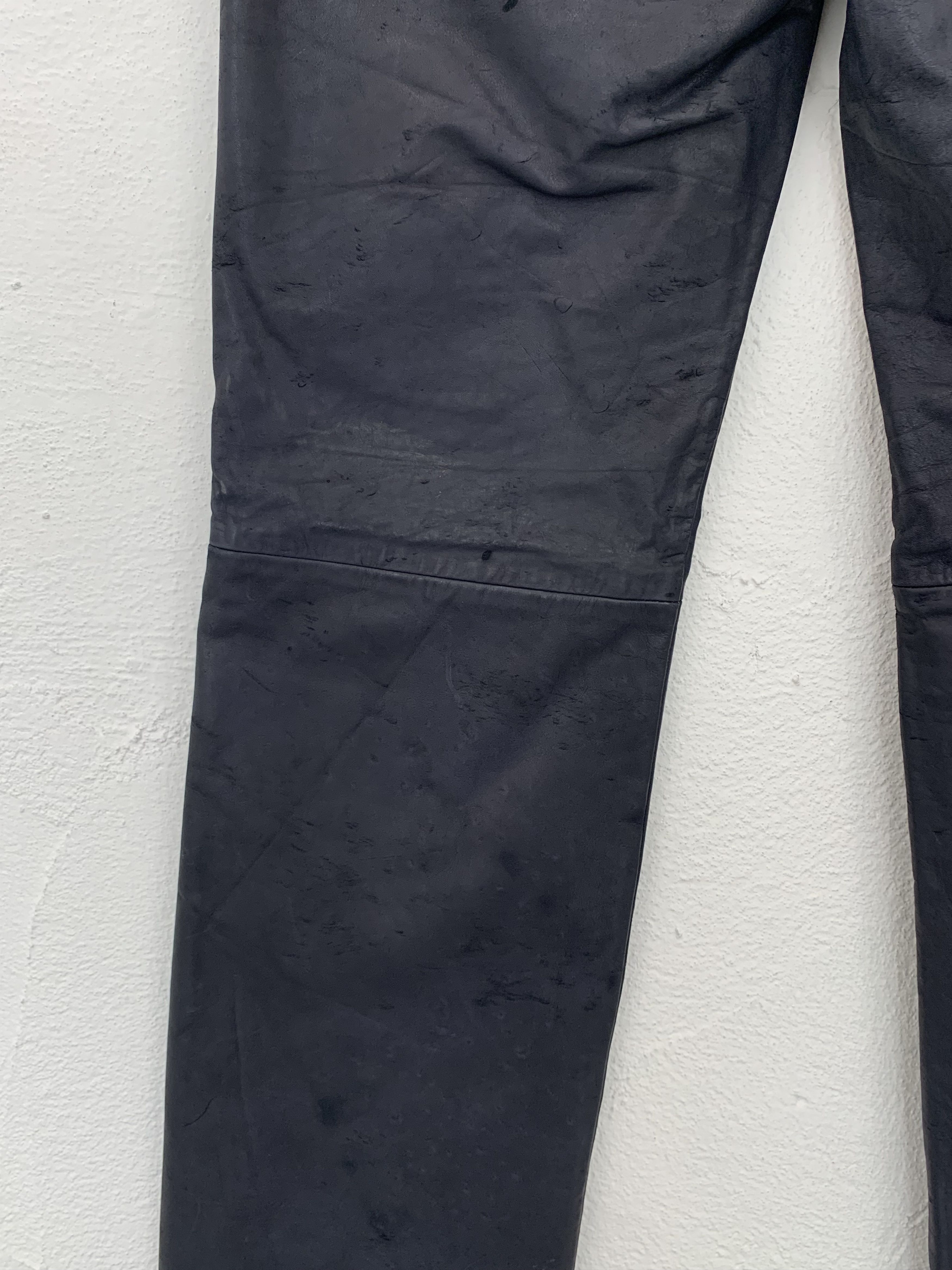 Carol Christian Poell CAROL CHRISTIAN POELL MALE FALL 2000 2001 LEATHER PANTS Size US 32 / EU 48 - 7 Thumbnail