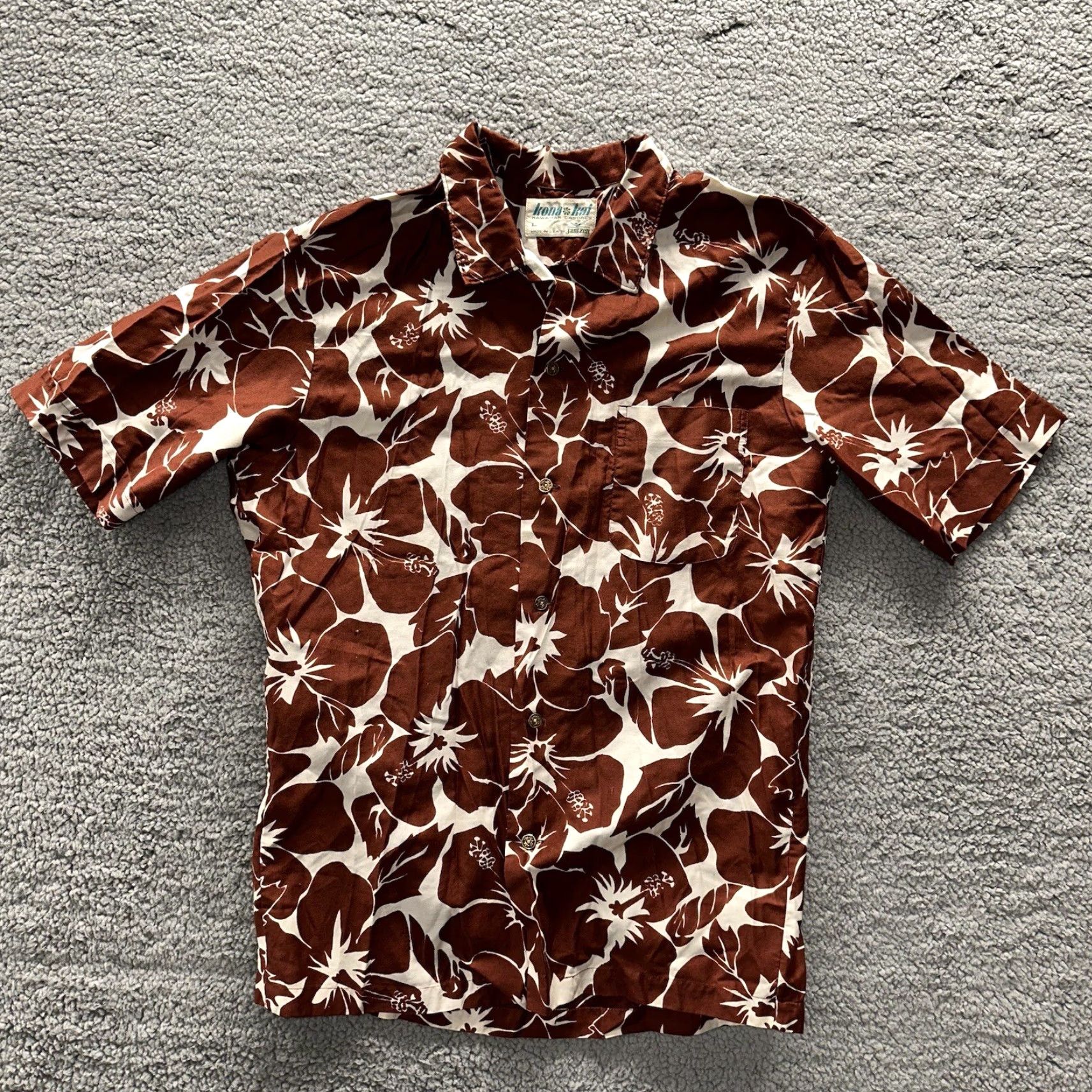 Jantzen Vintage Jantzen Hawaiian Shirt Men L Short Sleeve Aloha 50s 60s Cotton Honolulu Size US L / EU 52-54 / 3 - 2 Thumbnail