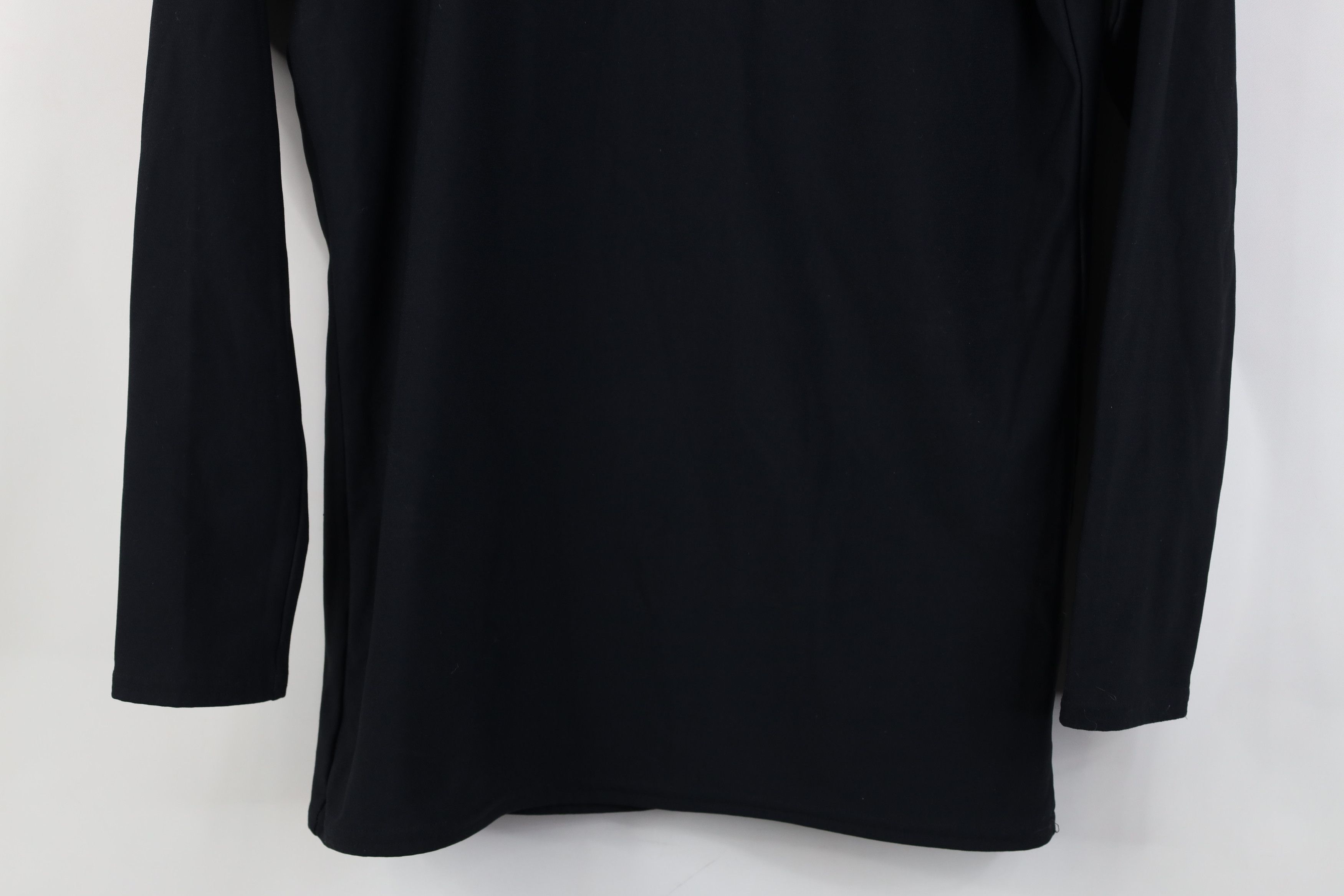 Under Armour Vintage Under Armour Compression Mock Neck T-Shirt Black Size US L / EU 52-54 / 3 - 3 Thumbnail