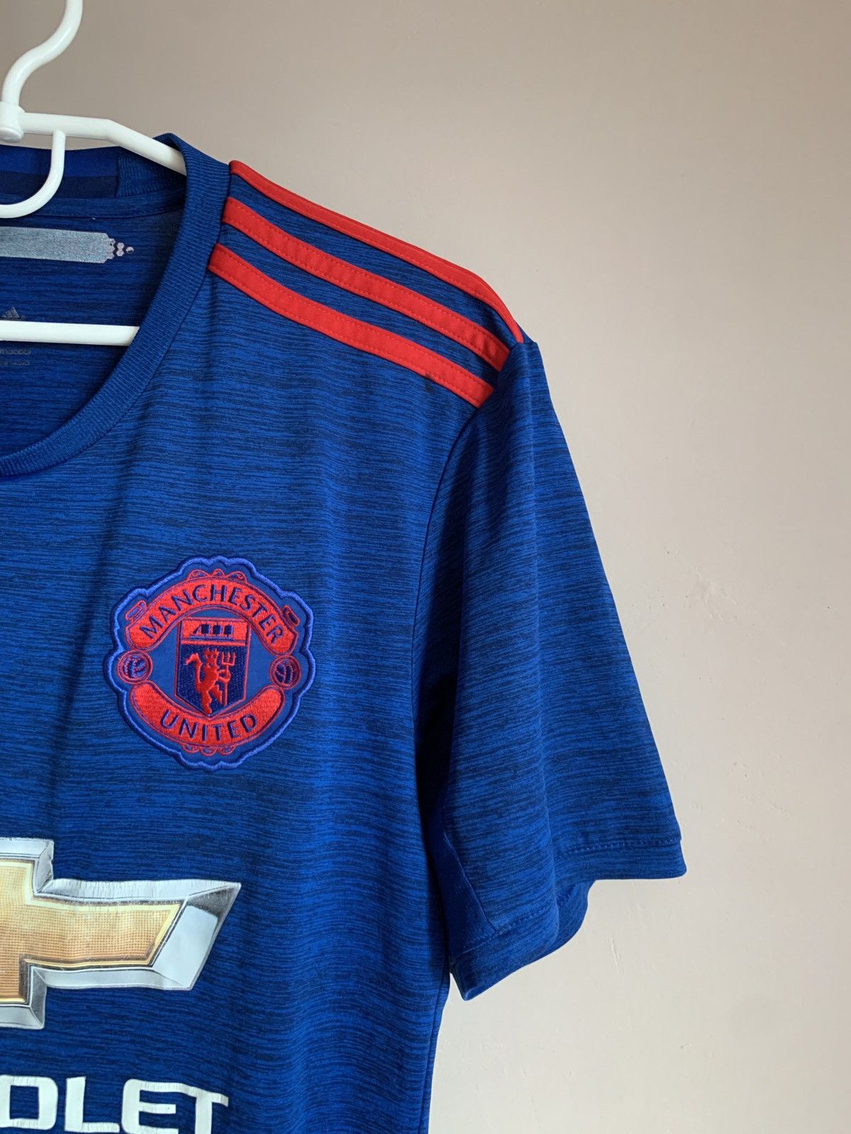 Adidas Manchester United 2015 Away Football Shirt Adidas Soccer Size US S / EU 44-46 / 1 - 4 Thumbnail