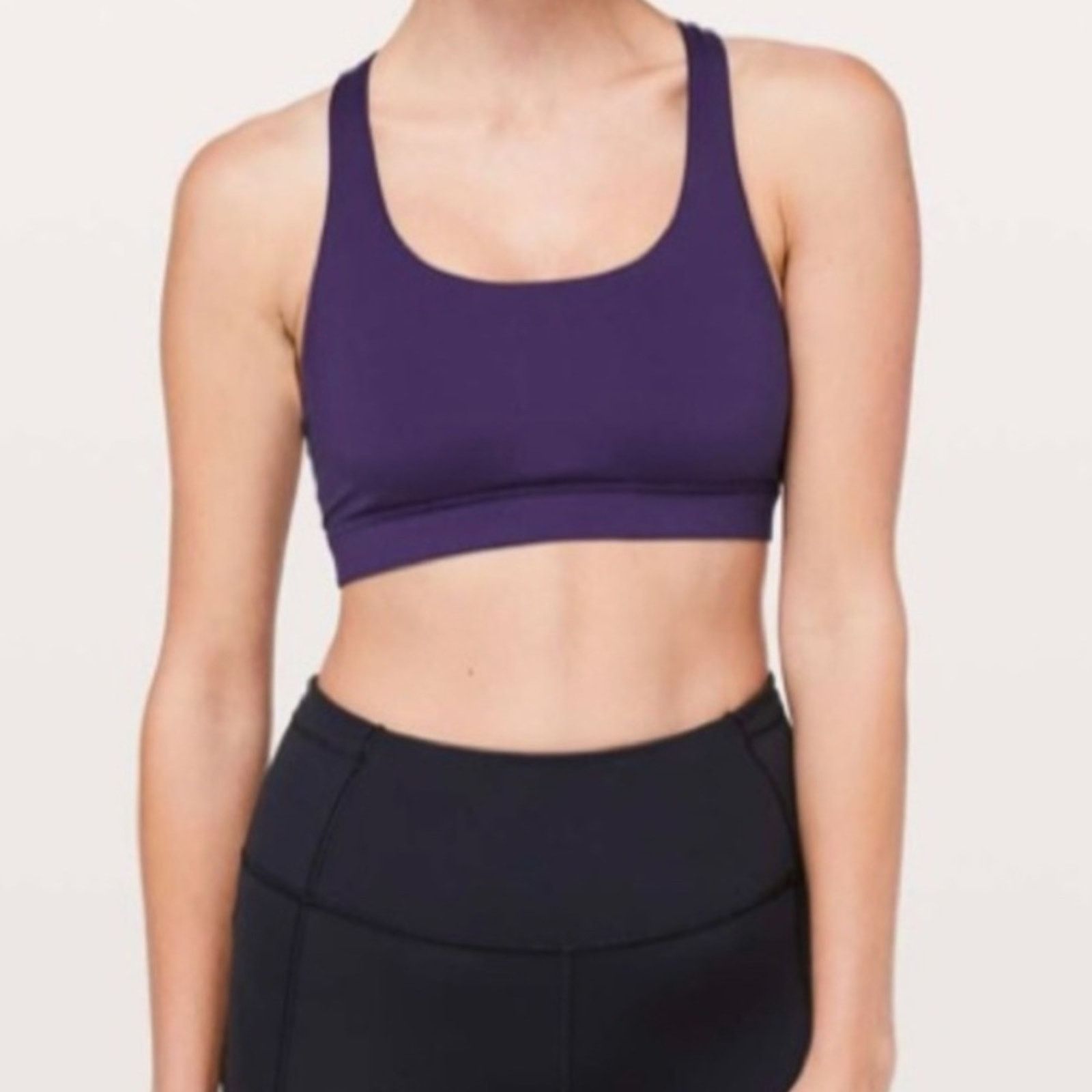 Lululemon Lululemon Time To Sweat Sports Bra Purple Size 8 Size ONE SIZE - 1 Thumbnail
