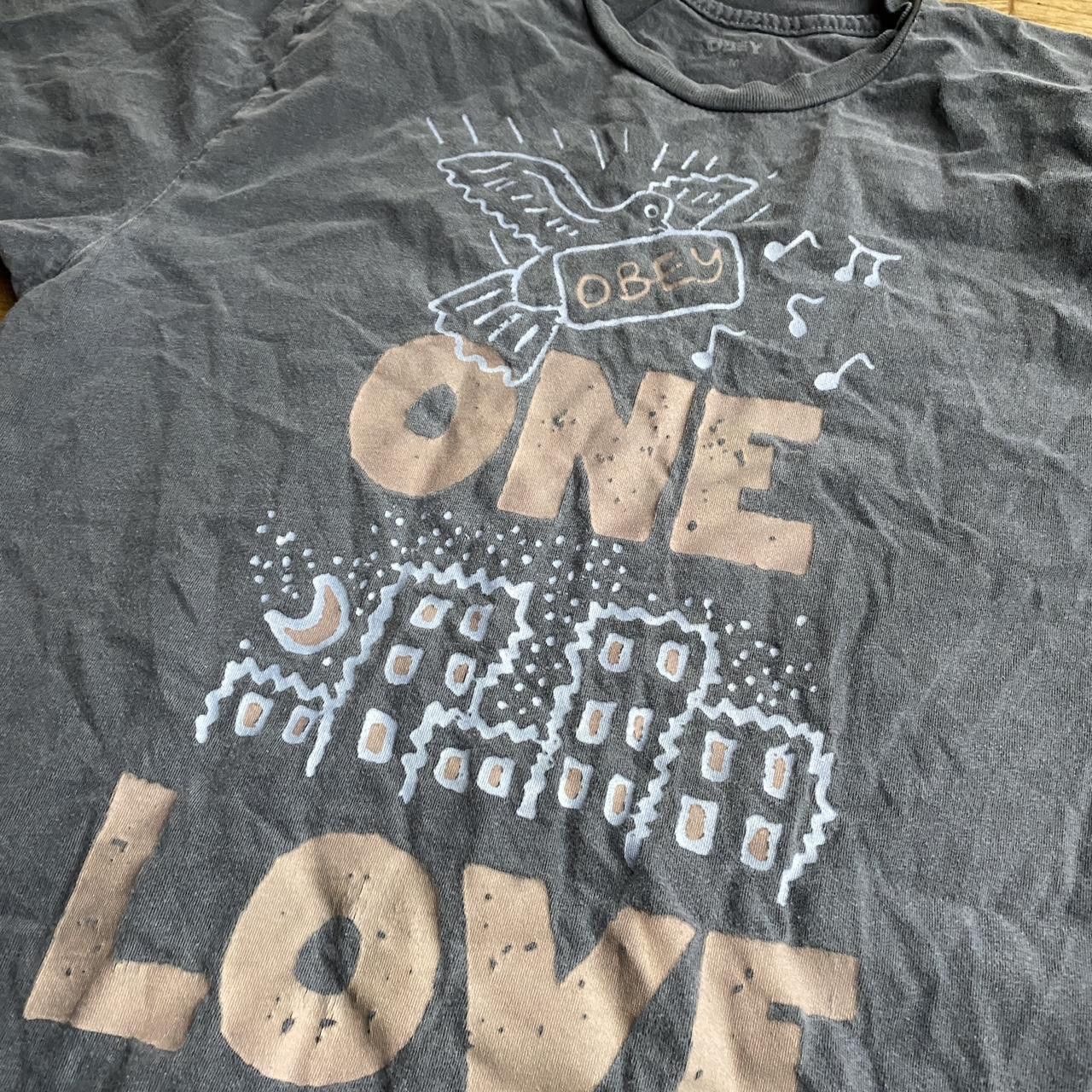 Obey One Love Obey tee Size US M / EU 48-50 / 2 - 2 Thumbnail