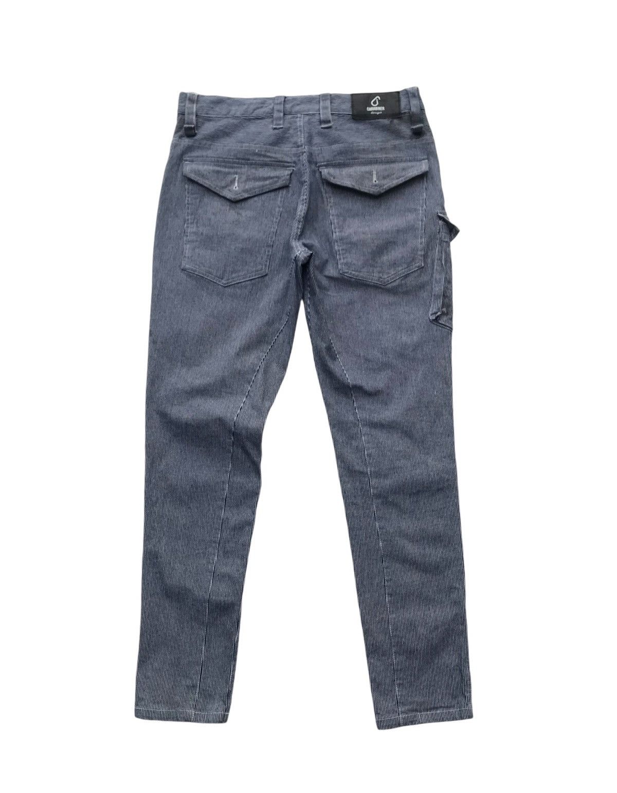 Japanese Brand Carabiner Tough Streetwear Cargo Hickory Works Pants Size US 32 / EU 48 - 8 Thumbnail