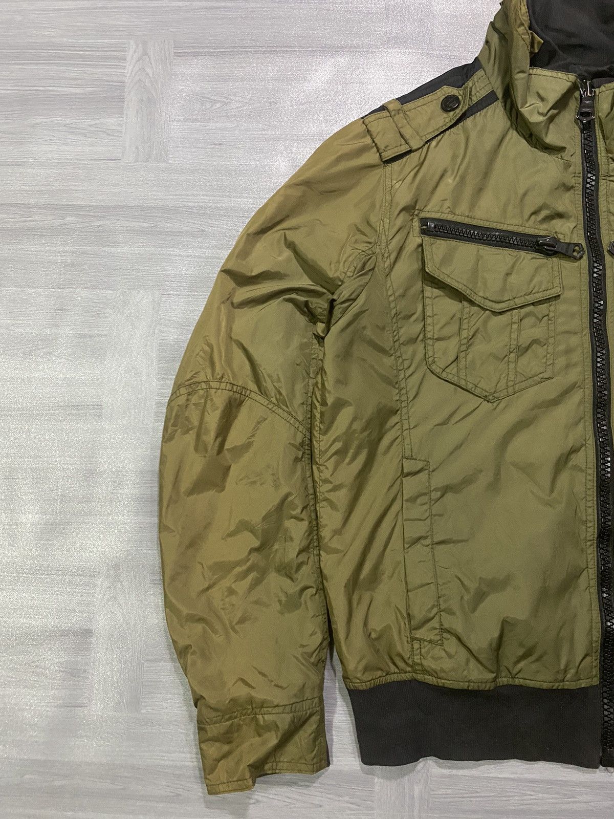 BUCKAROO Buckaroo Khaki Vintage Utility Men’s Nylon Jacket Size US XL / EU 56 / 4 - 4 Thumbnail