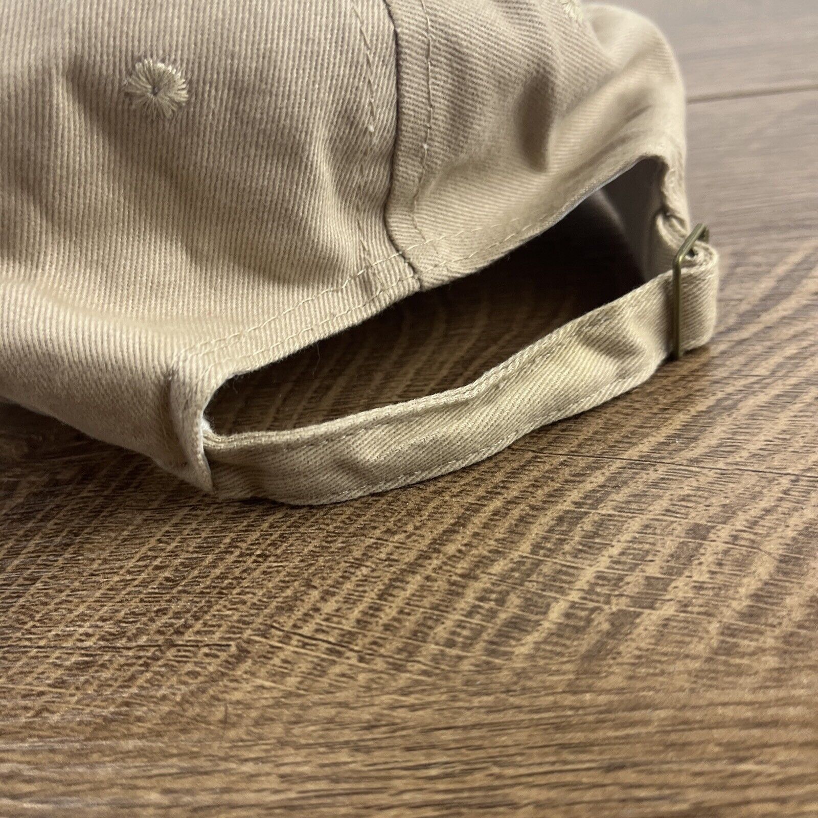 Other Plain Tan Baseball Hat Tan Brown Hat Adjustable Adult Size H Size ONE SIZE - 9 Thumbnail