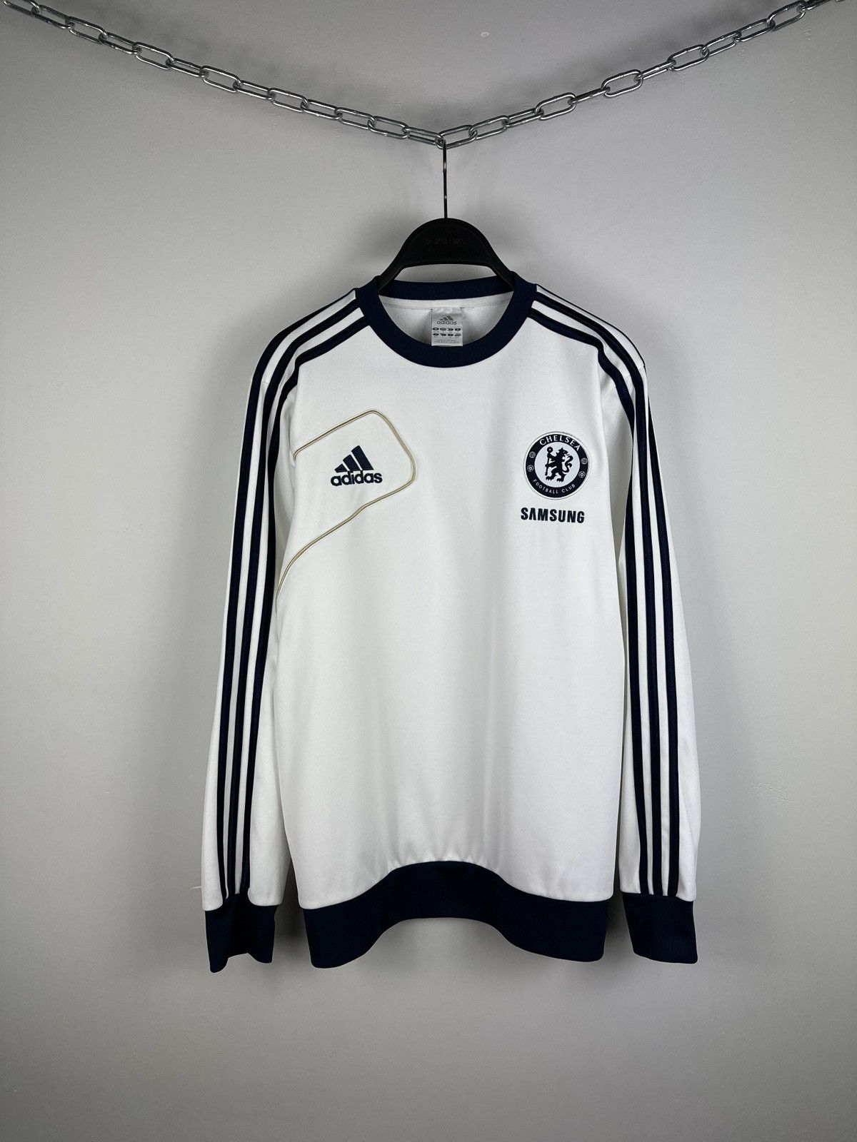 Adidas × Chelsea Soccer Vintage Adidas Chelsea Soccer Sweatshirt Size US S / EU 44-46 / 1 - 1 Thumbnail
