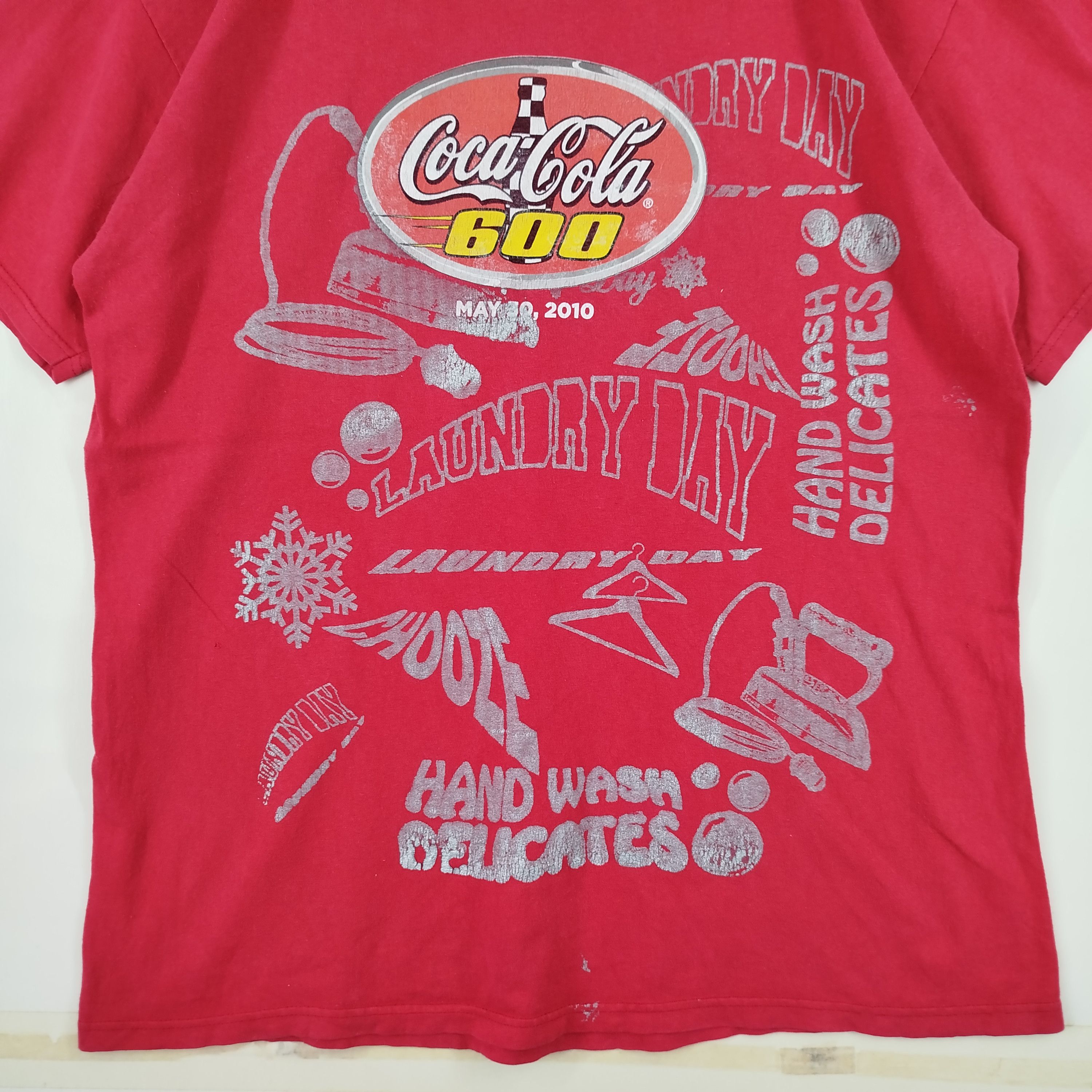Coca Cola × NASCAR × Vintage Vintage Nascar Coca-Cola Big Print Y2K Size US L / EU 52-54 / 3 - 3 Thumbnail
