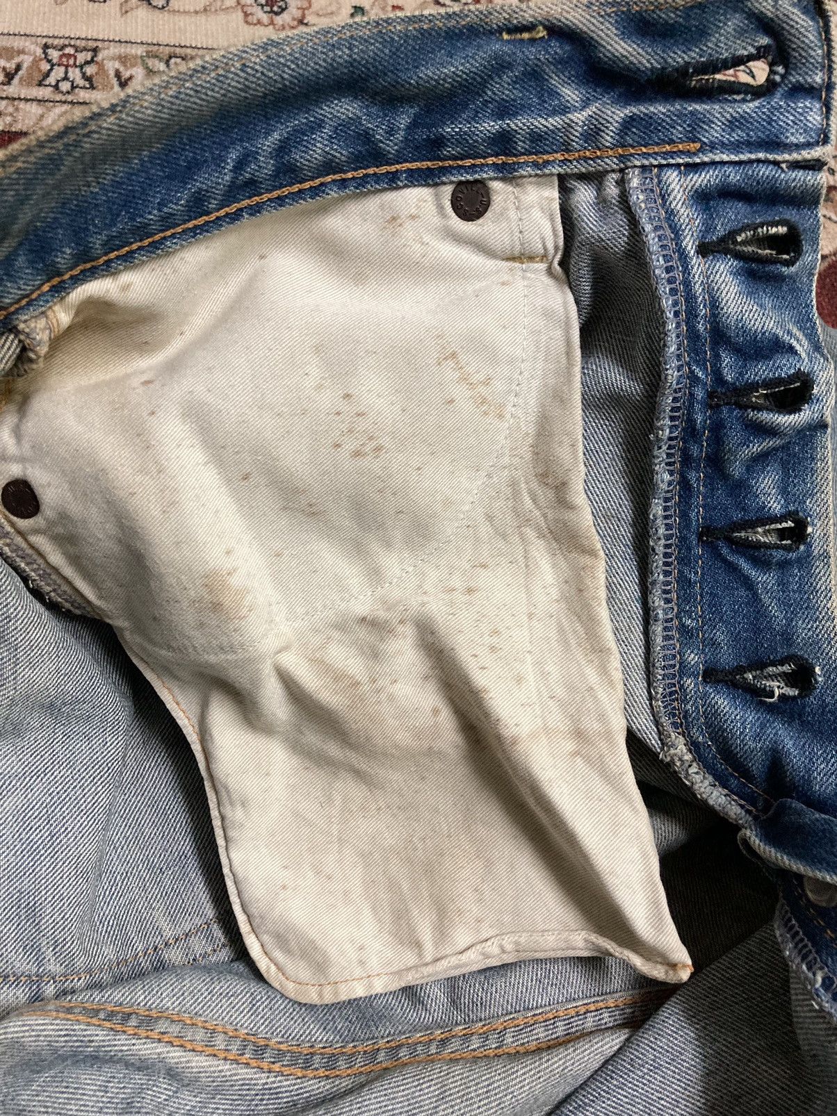 Japanese Brand Vintage Distressed Sewing Chop Jeans Size US 30 / EU 46 - 24 Thumbnail