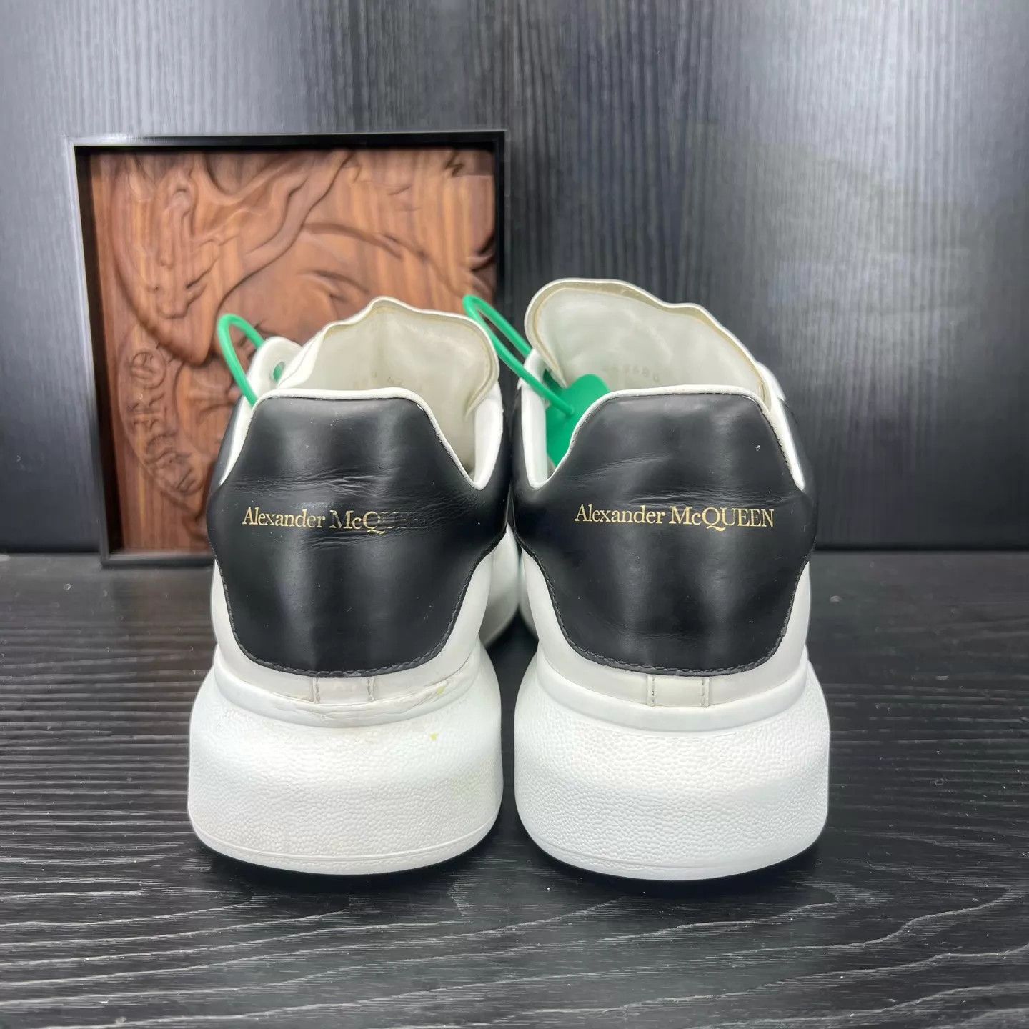 Alexander McQueen McQ Black Tail Smooth Calfskin 42 Size US 9 / EU 42 - 8 Thumbnail