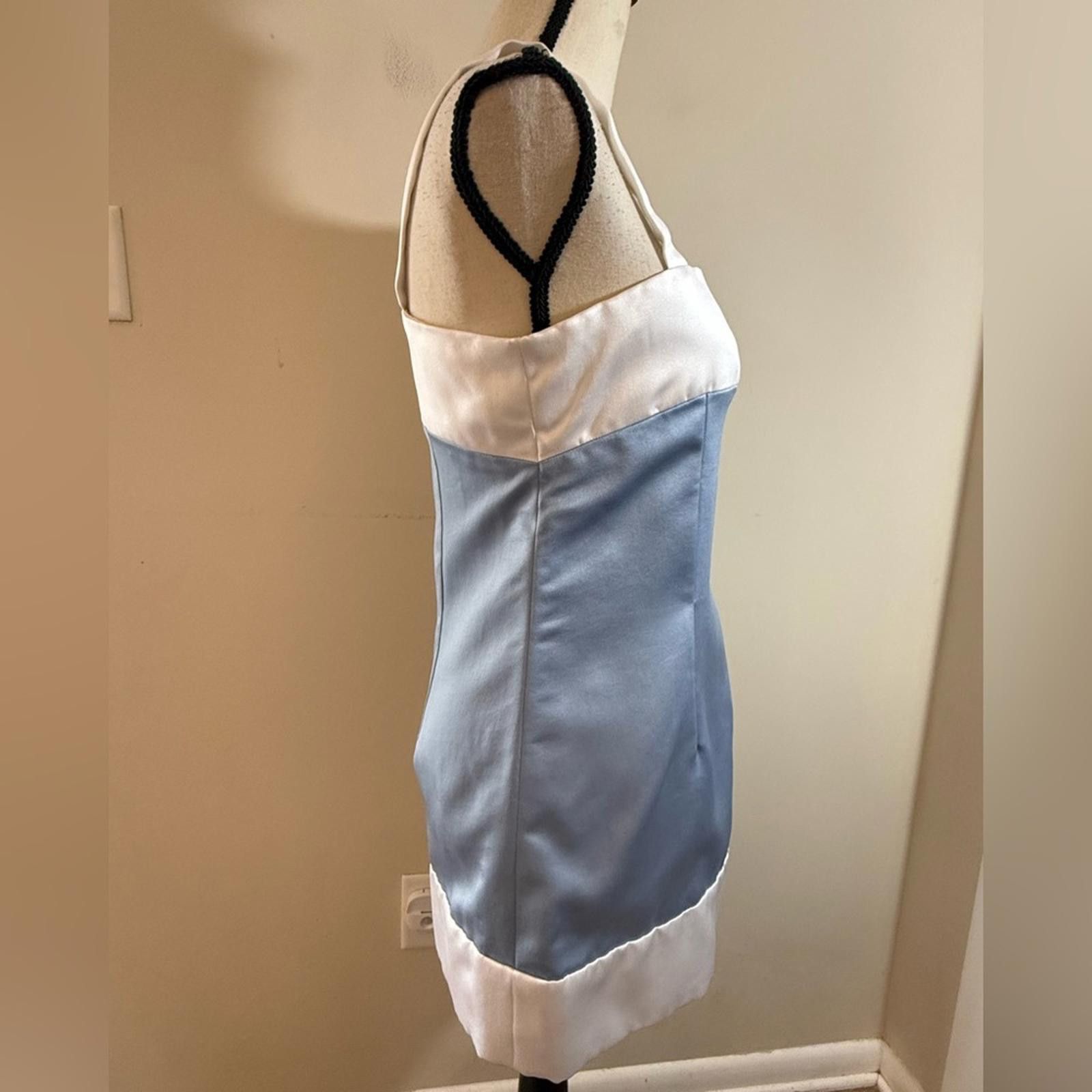 Other Handmade formal tunic top sky blue with white trim SZ SM Size S / US 4 / IT 40 - 2 Thumbnail