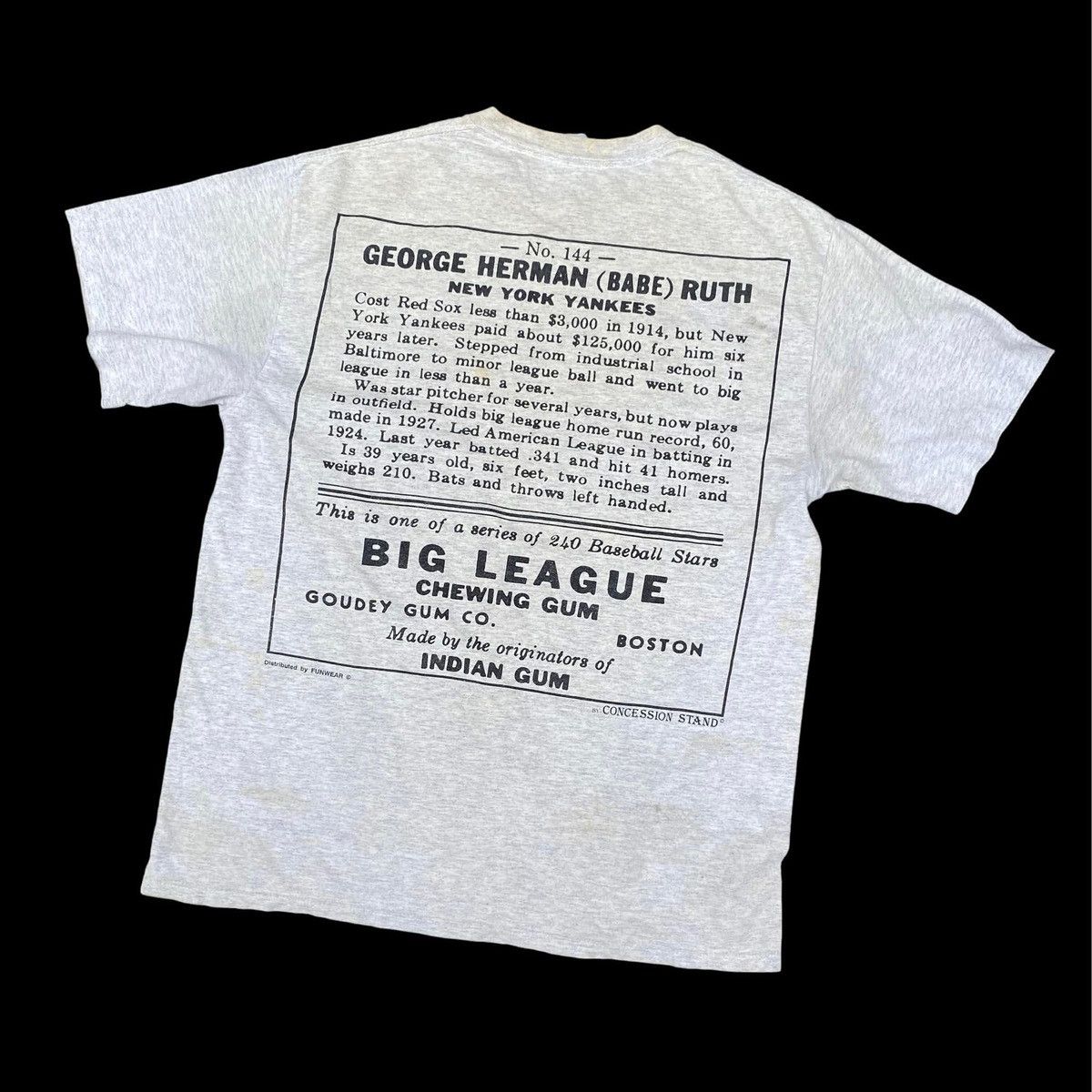 MLB RARE ‼️ Babe Ruth Size US L / EU 52-54 / 3 - 2 Thumbnail