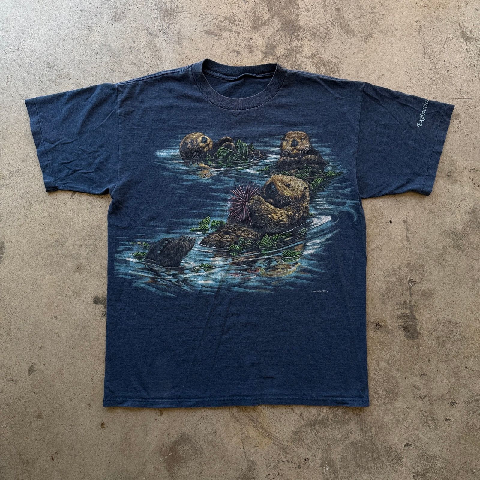 Other Vintage 90s Habitat Sea Otter "Extinction is Forever" Tee Size US L / EU 52-54 / 3 - 1 Thumbnail