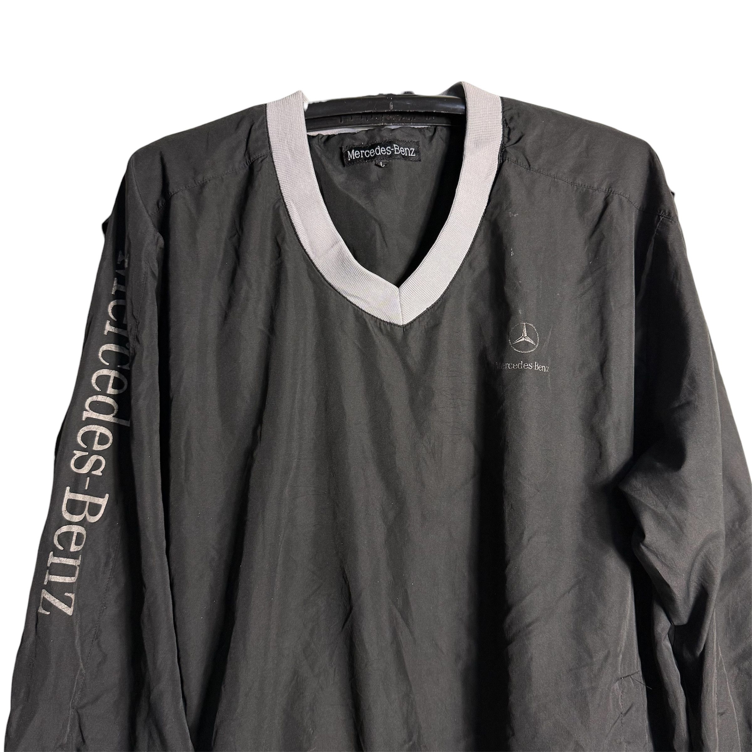 Mercedes-Benz 🔥RARE🔥Vintage Mercedes-Benz Nylon Pullover Windbreaker Size US L / EU 52-54 / 3 - 2 Thumbnail