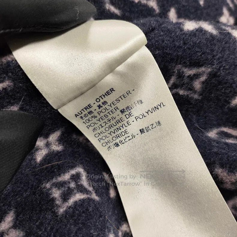 Louis Vuitton Louis Vuitton Navy blue wool coat Size S / US 4 / IT 40 - 7 Thumbnail
