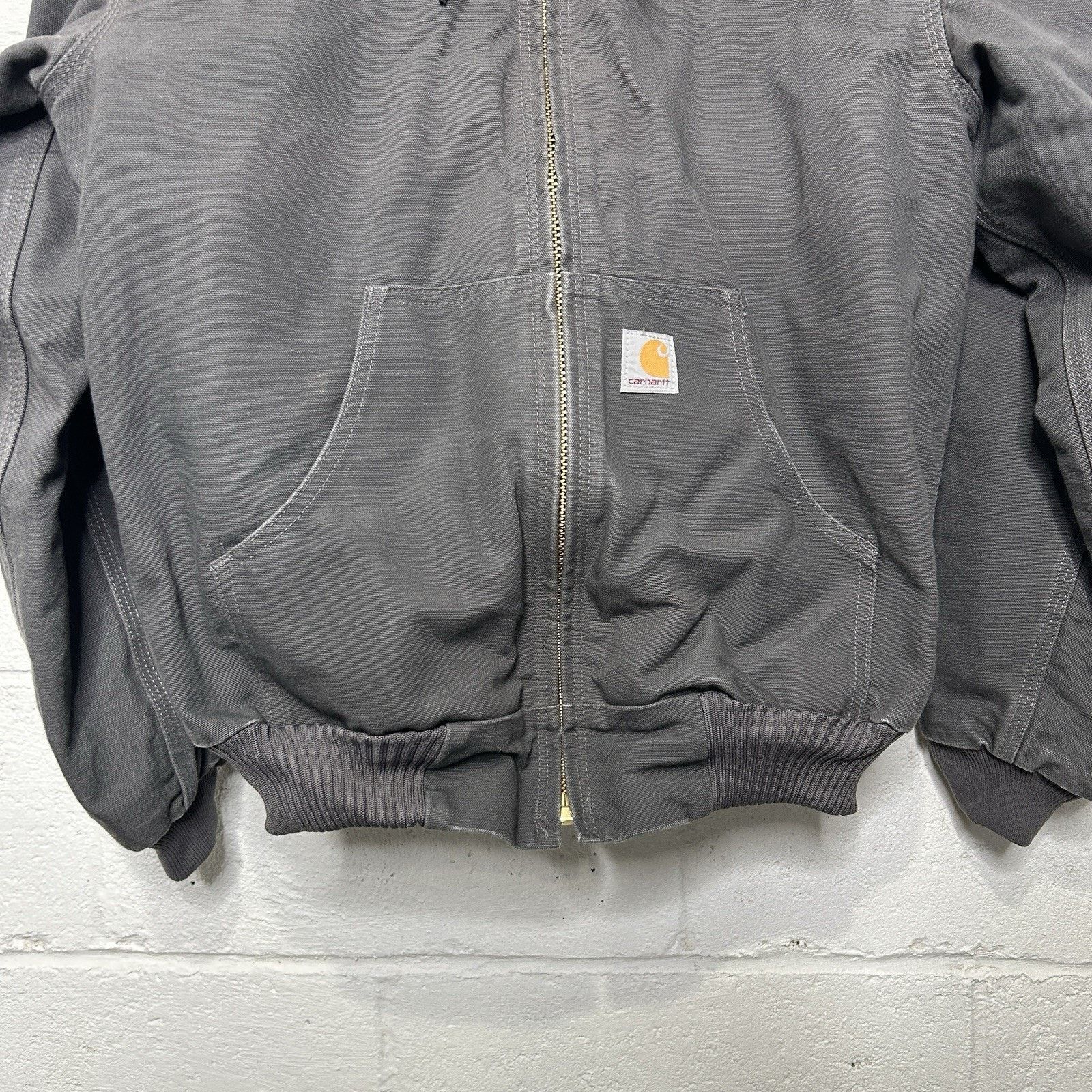 Carhartt Carhartt Quilted Hooded Active Jacket “Gravel” 103940-GVL Size US S / EU 44-46 / 1 - 4 Thumbnail