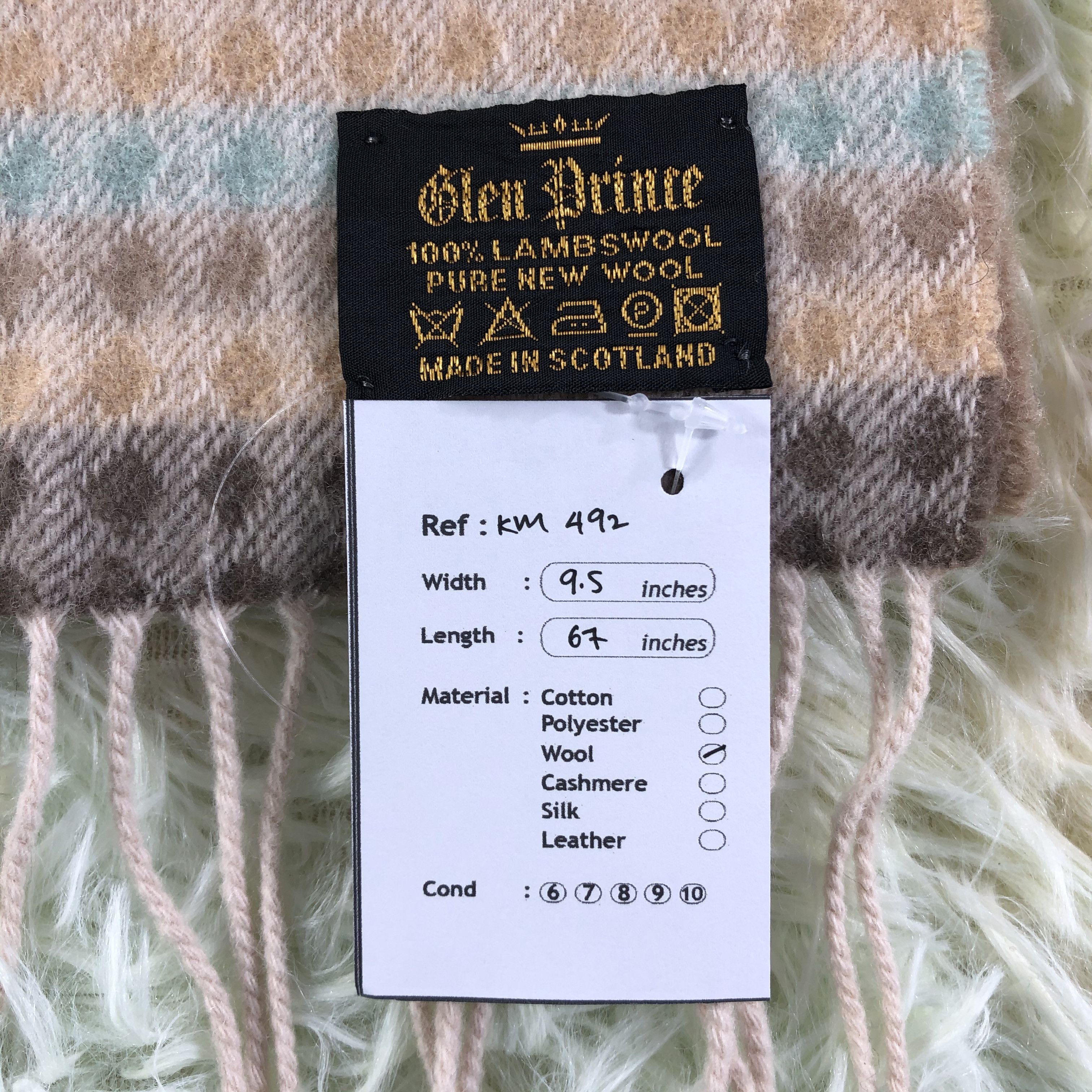 Vintage Glen Prince Scarf / Muffler / Neckwear - KM492 Size ONE SIZE - 5 Thumbnail