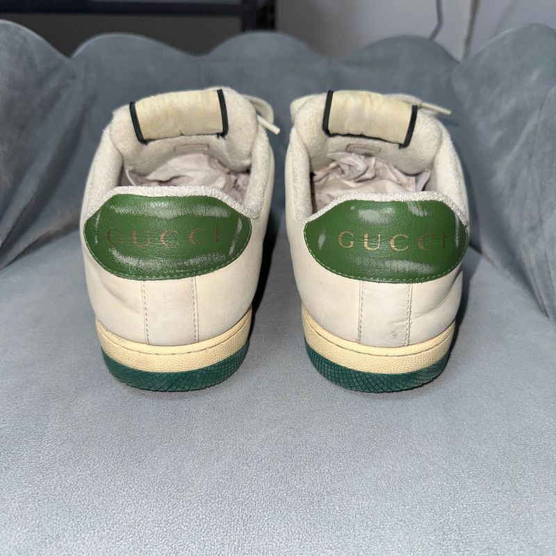 Gucci Gucci Screener Sneakers in Green and Beige - Size US 8.5 / EU 41-42 - 3 Thumbnail