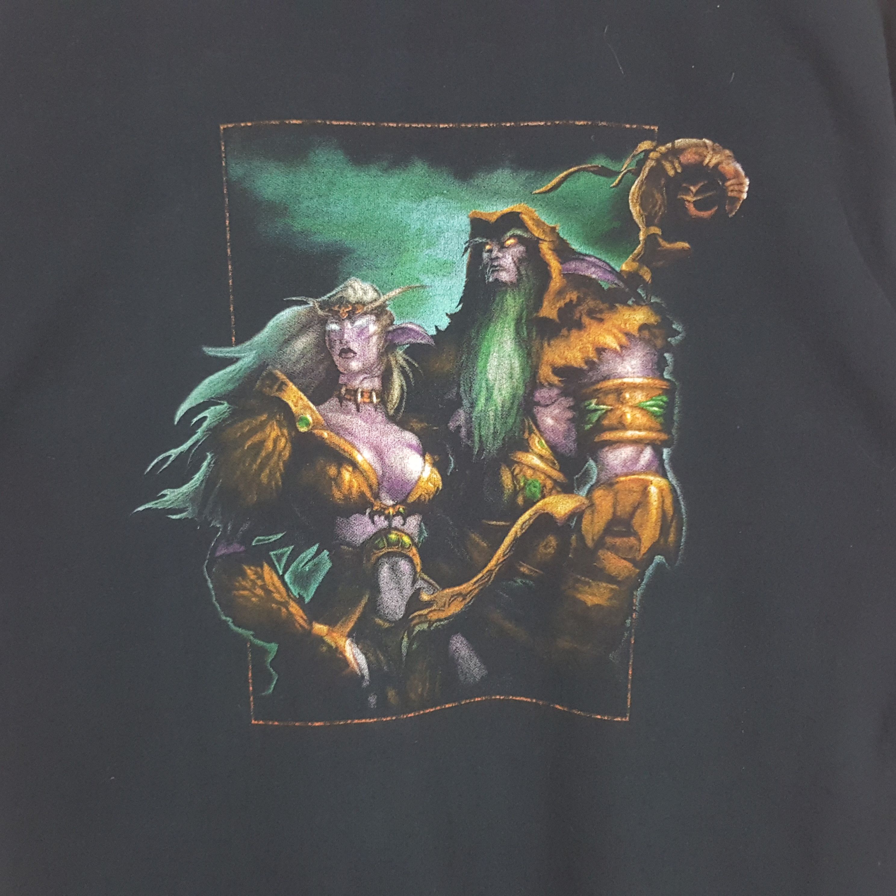 Playstation × Vintage Vintage World Warcraft Playstation Video Game Promo Tshirt Size US L / EU 52-54 / 3 - 2 Thumbnail