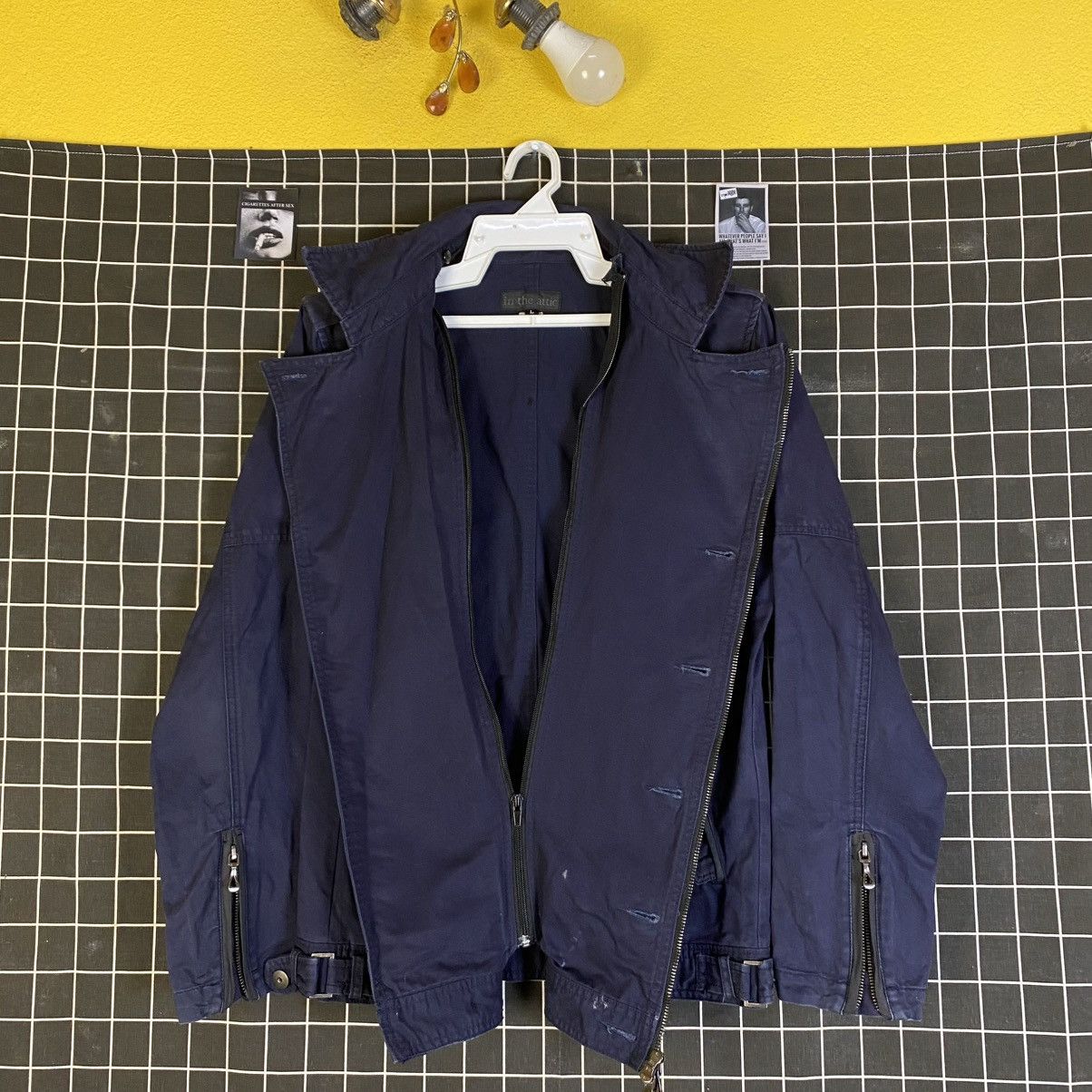 In The Attic 🇯🇵 IN THE ATTIC DOUBLE BREASTED PUNK BIKER JACKET Size US L / EU 52-54 / 3 - 11 Thumbnail