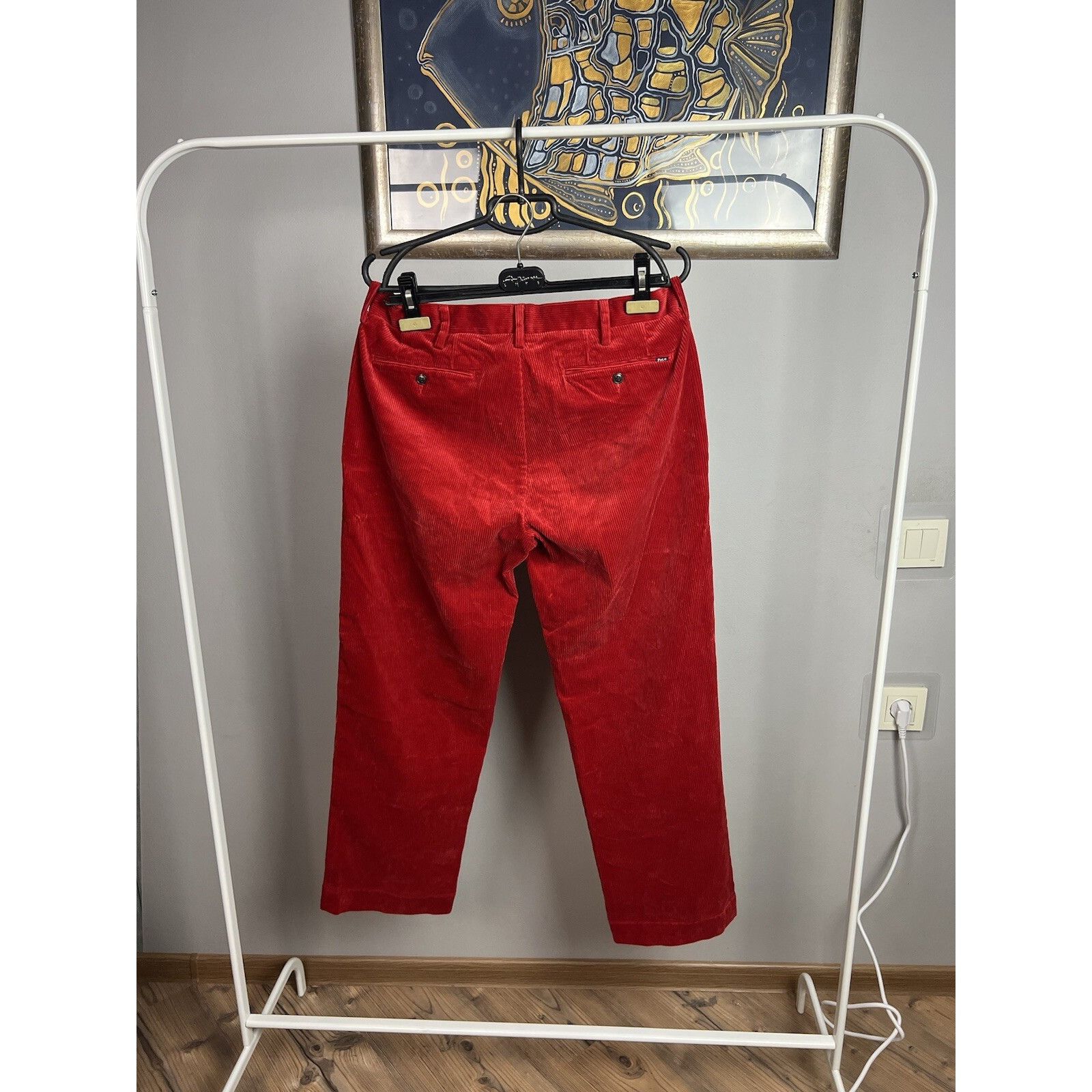 Polo Ralph Lauren MINT! Polo Ralph Lauren Red Corduroy Classic Fit Chino Pants Size US 33 - 10 Thumbnail