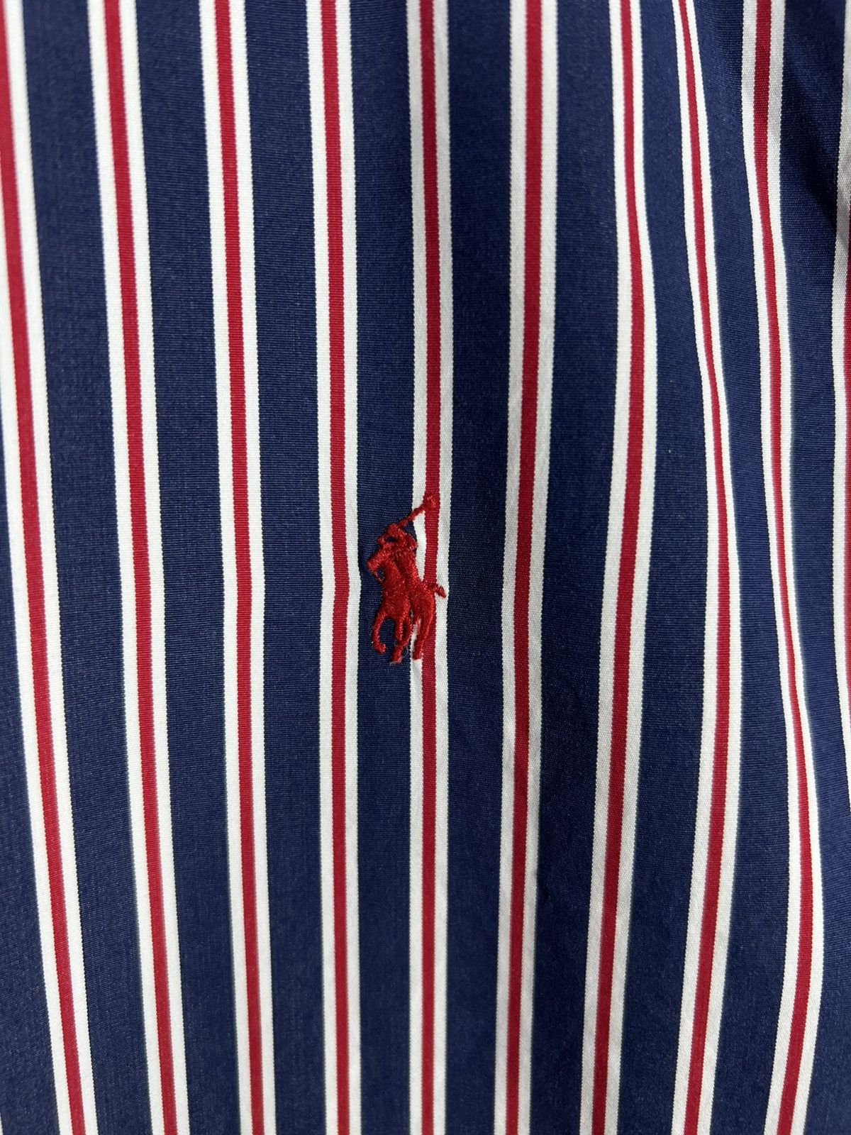 Ralph Lauren Vintage 90s Ralph Lauren striped old money chest logo shirt Size US L / EU 52-54 / 3 - 7 Thumbnail