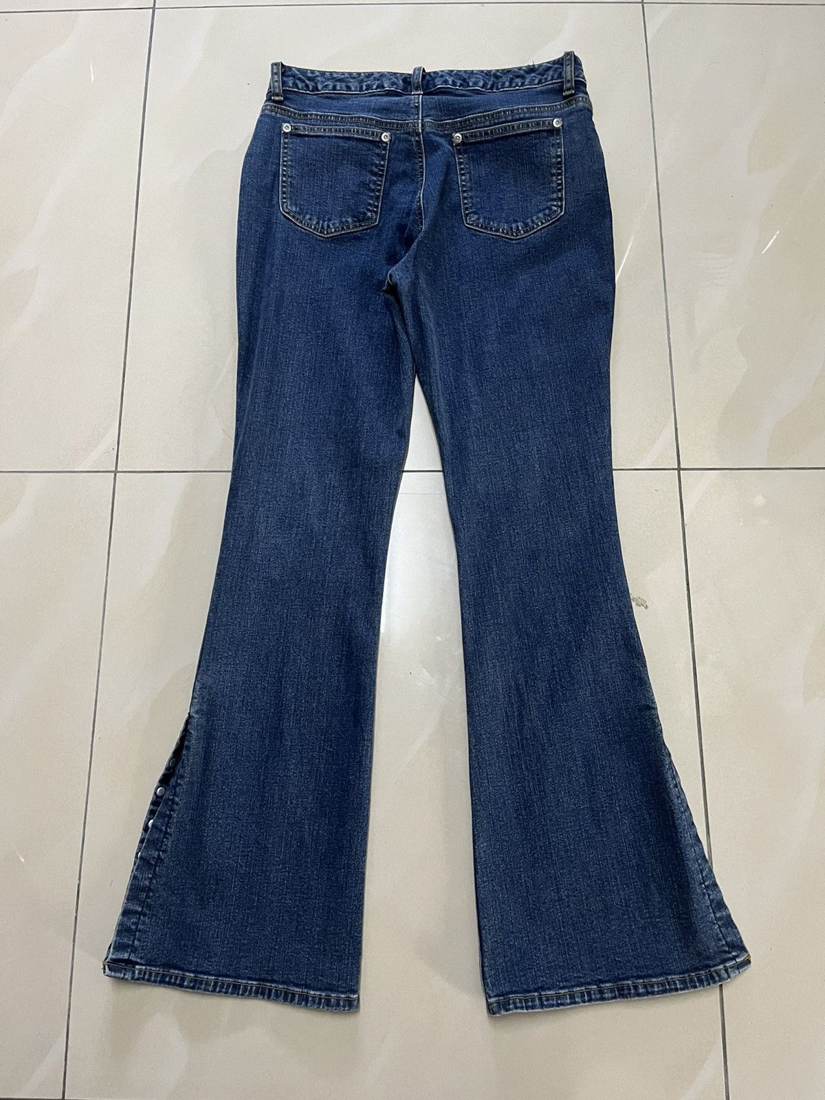 Tornado Mart Flare Jeans comoco Iron star bead wideleg Size US 29 - 10 Thumbnail