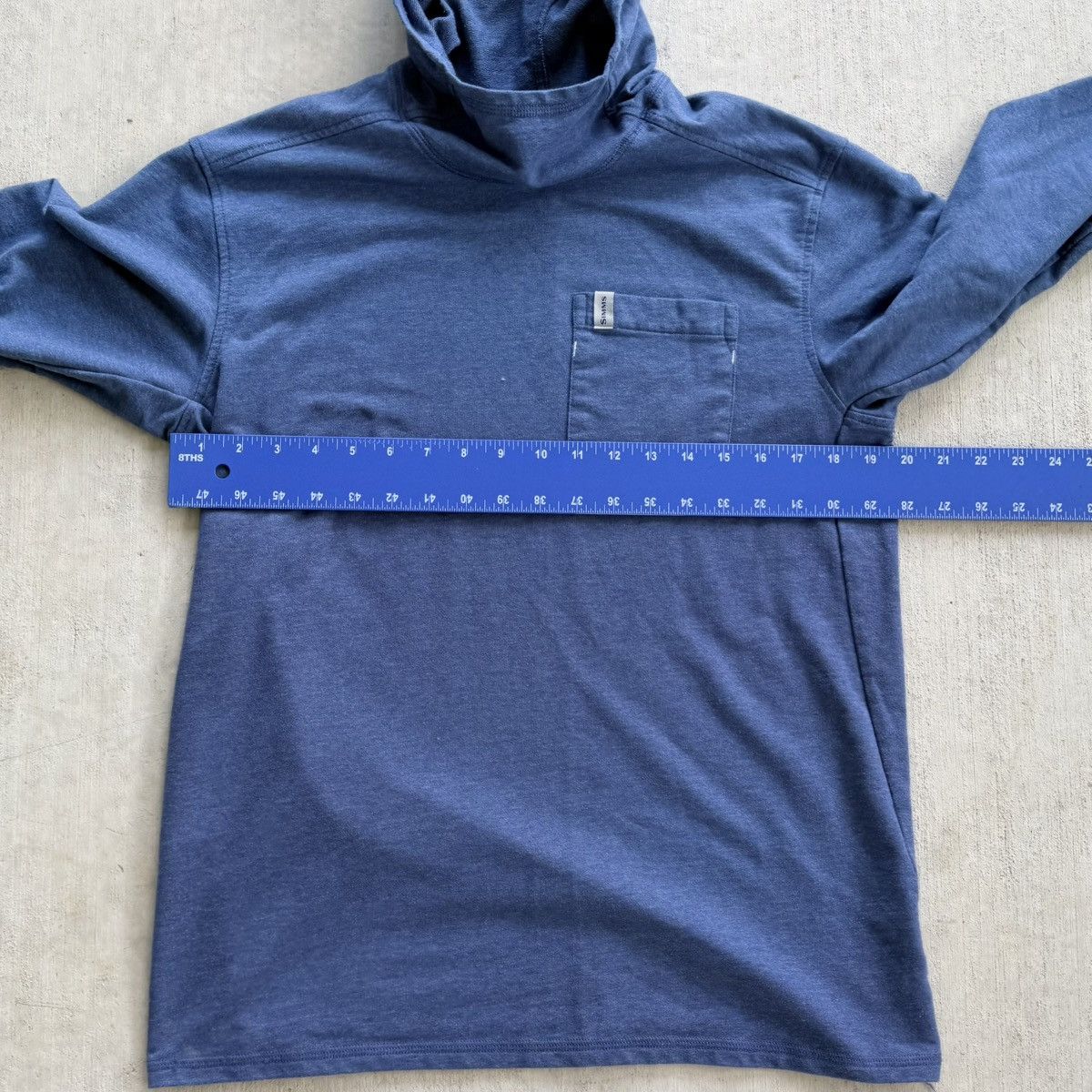 Simms Simms Hoodie Henry Fork Heather Blue Pullover Fishing Size US M / EU 48-50 / 2 - 7 Thumbnail