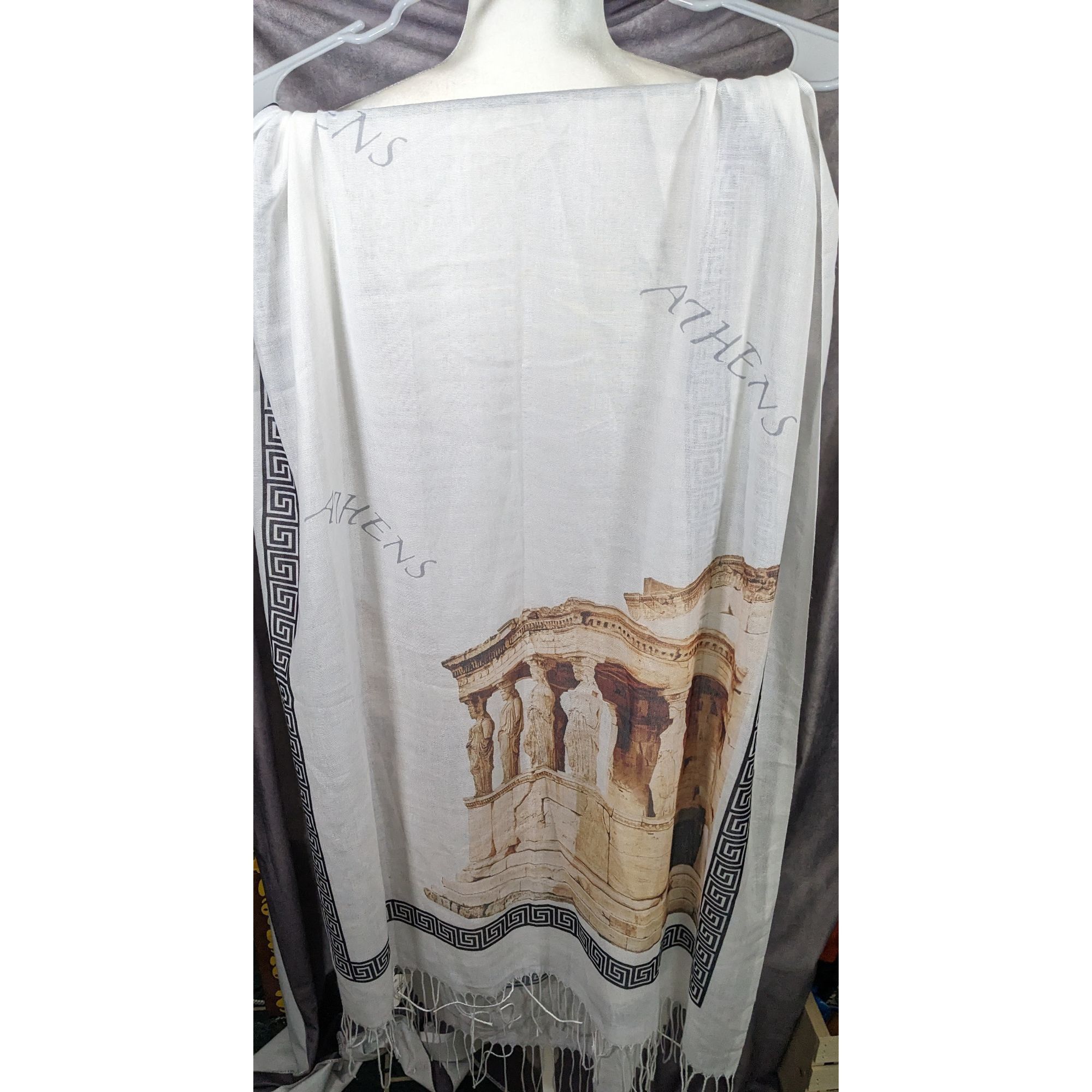 Other Linda Accessories Athens Greece Souvenir Scarf Size ONE SIZE - 9 Thumbnail