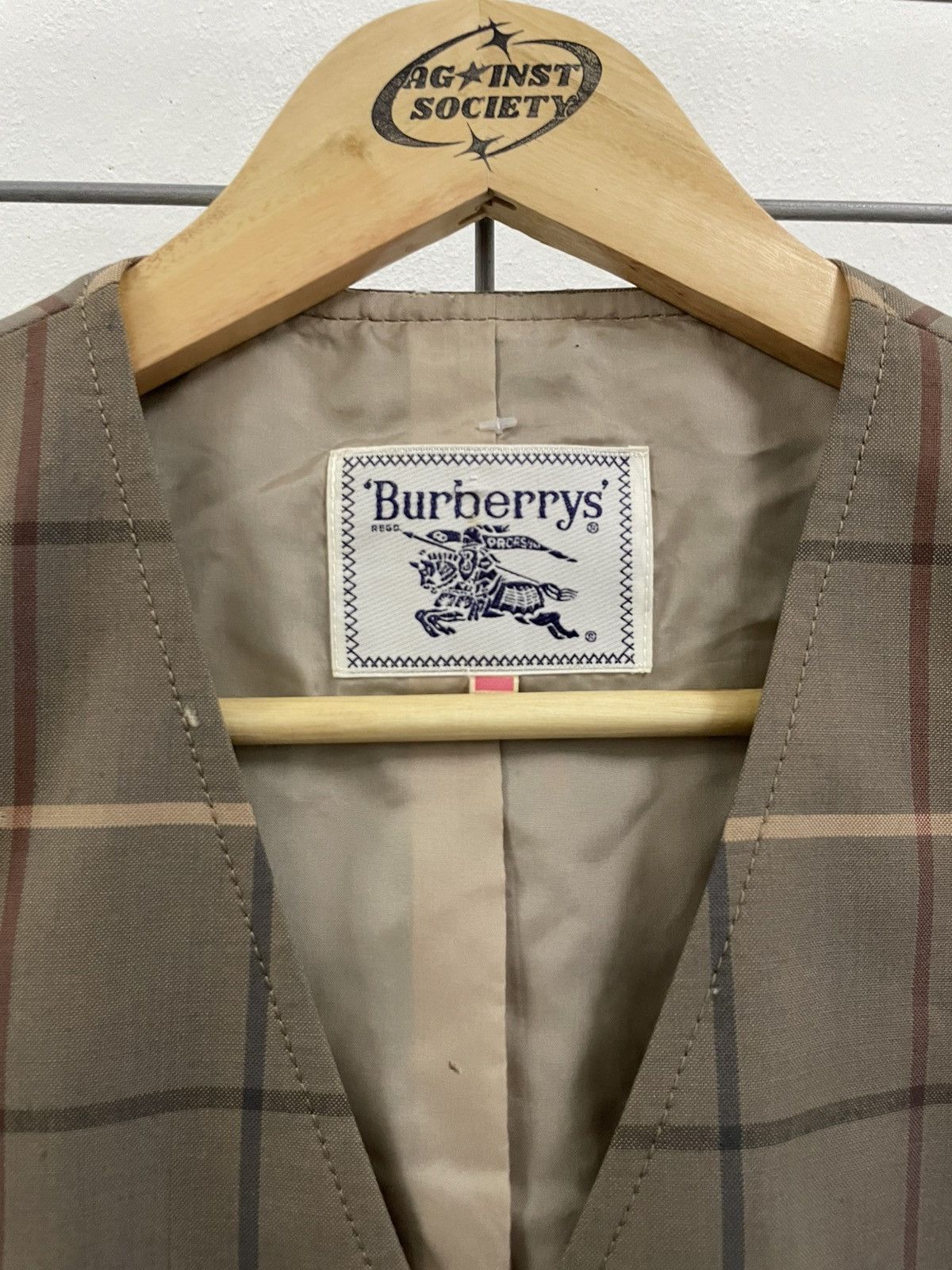 Beauty Beast × Burberry × Vintage Rare And Beautiful Burberry Nova Check Vest Size M / US 6-8 / IT 42-44 - 3 Thumbnail