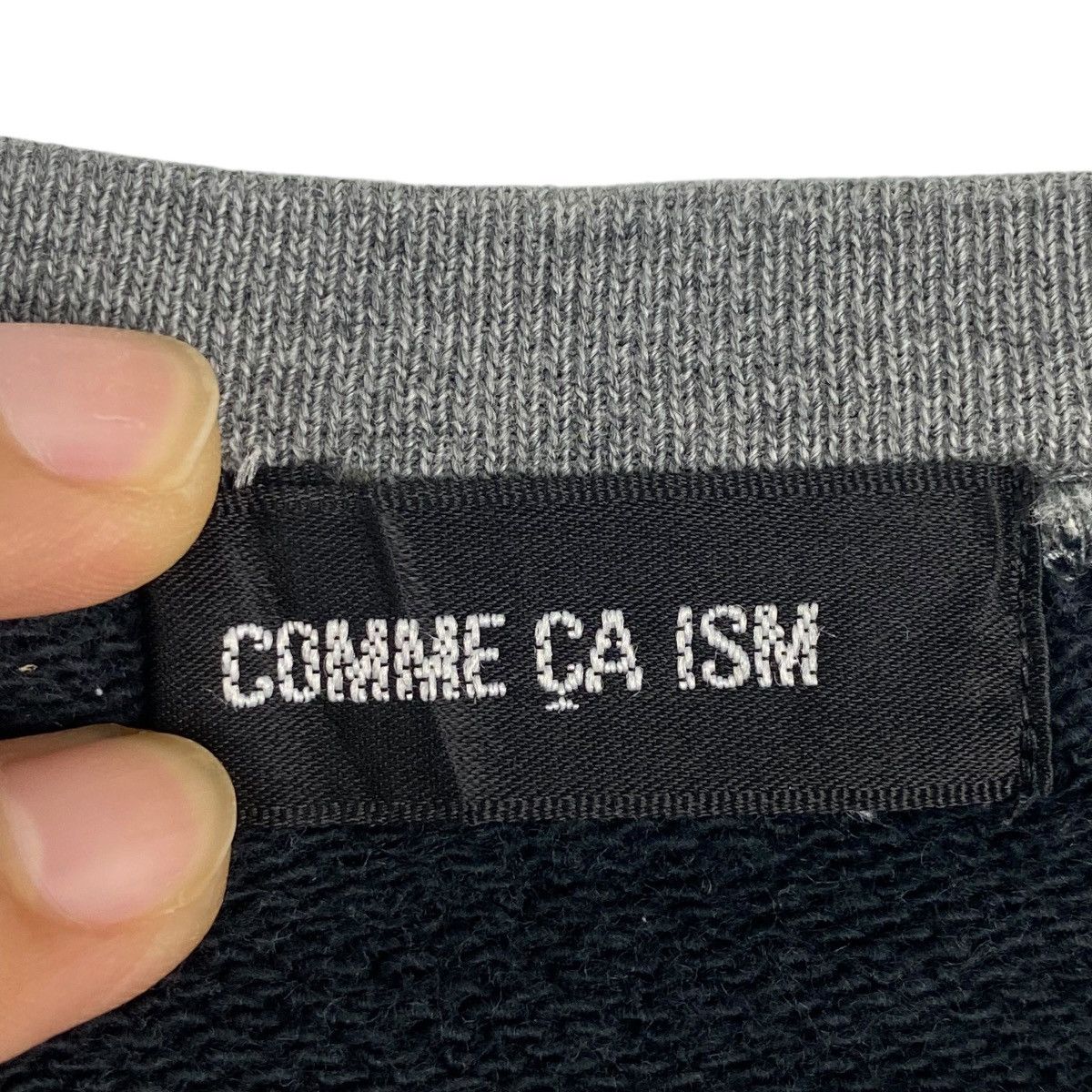 Vintage Vintage Comme Ca Ism Small Logo Embroidered Crewneck Black Size US L / EU 52-54 / 3 - 10 Thumbnail
