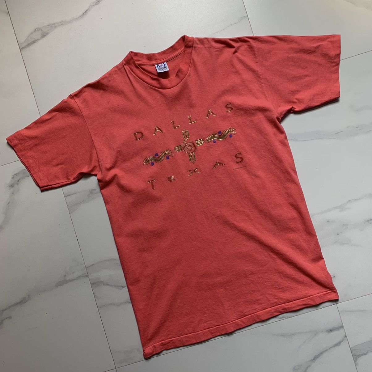 Vintage Vintage P.S.I. Dallas Texas Curated T-Shirt Size US L / EU 52-54 / 3 - 3 Thumbnail