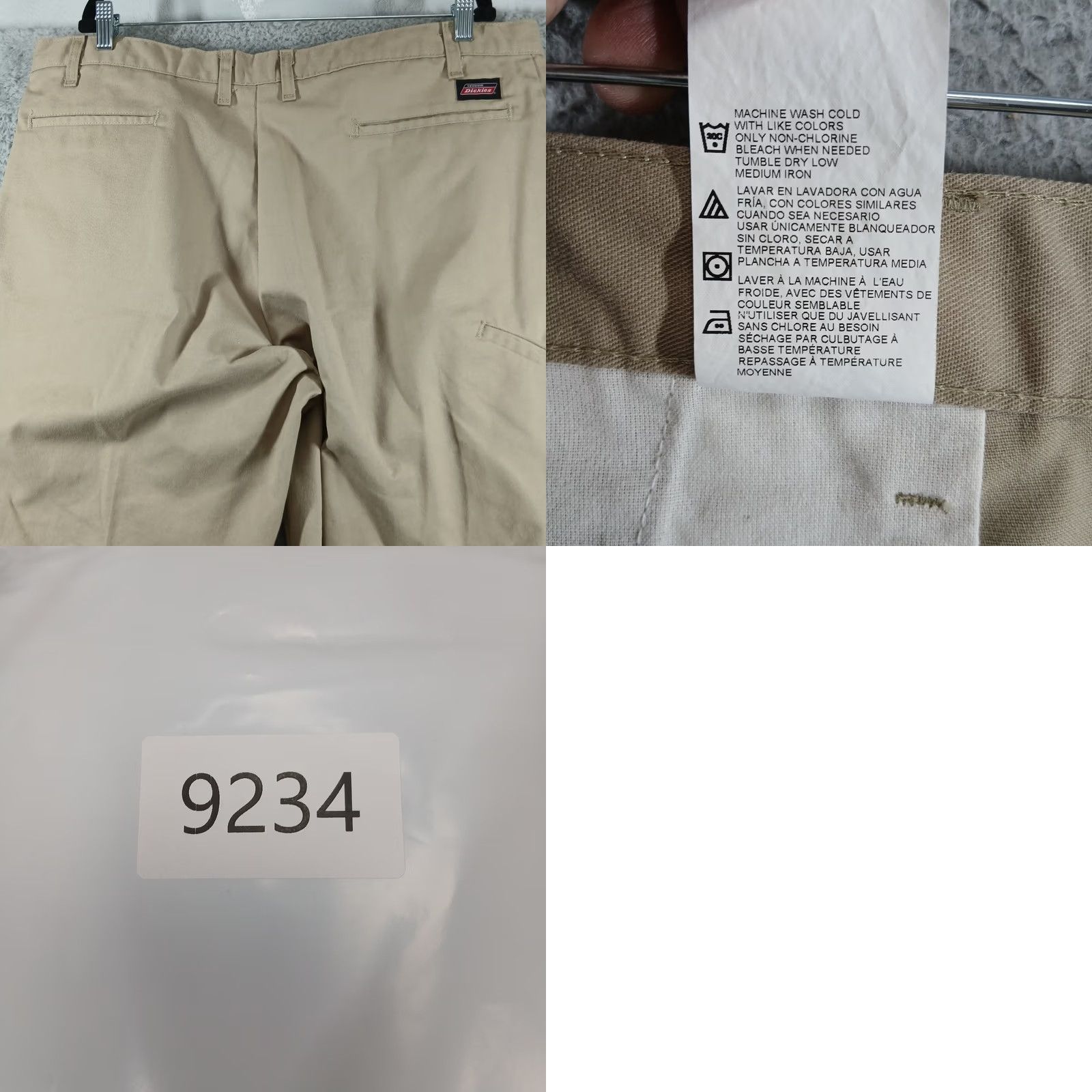 Dickies Genuine Dickies Chino Pants Mens 42x30 Beige Flat Front Casual Trousers EUC Size US 42 / EU 58 - 8 Thumbnail