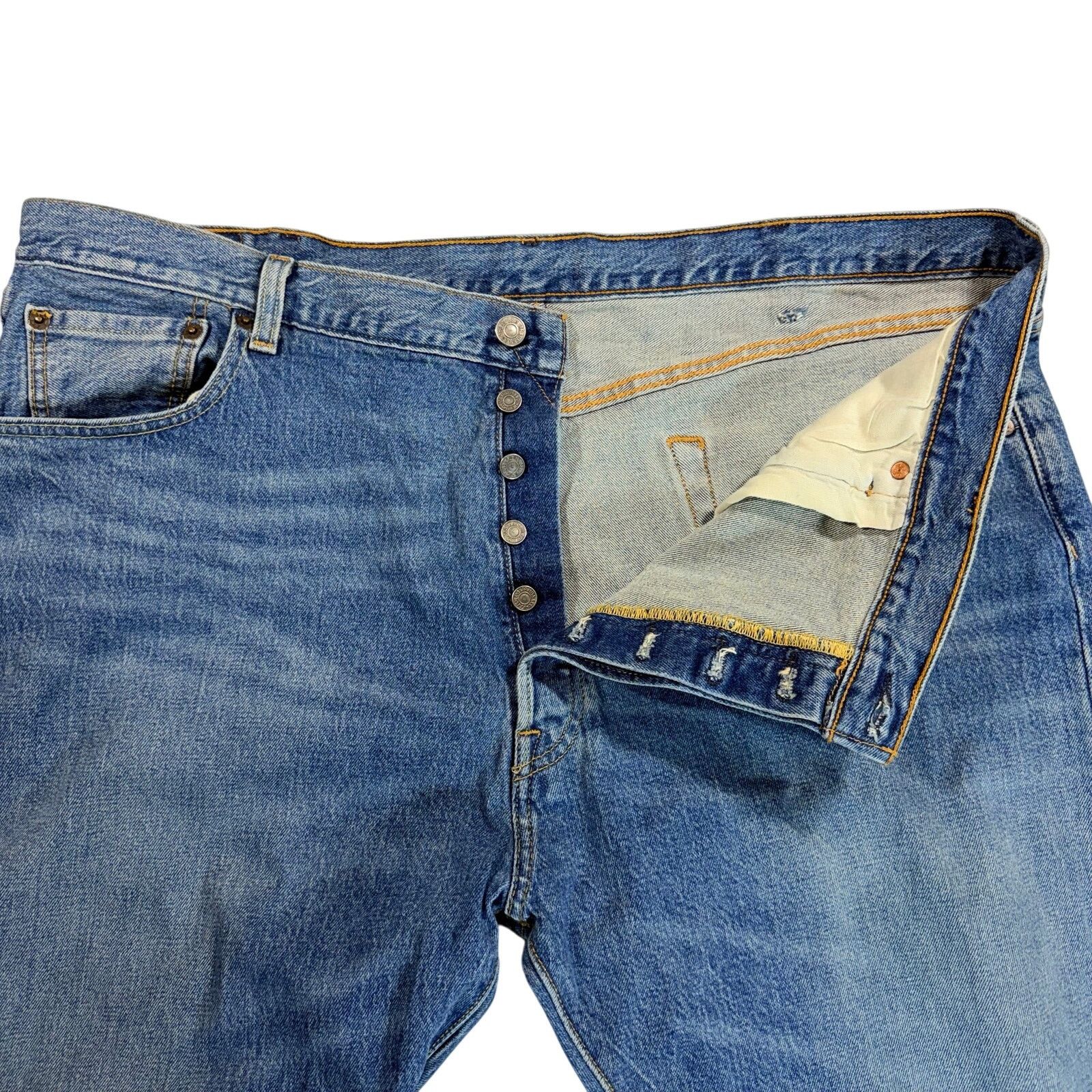 Levi's Levi’s 501 xx Original Fit Jeans Men 42x30 Straight Leg Size US 42 / EU 58 - 6 Thumbnail