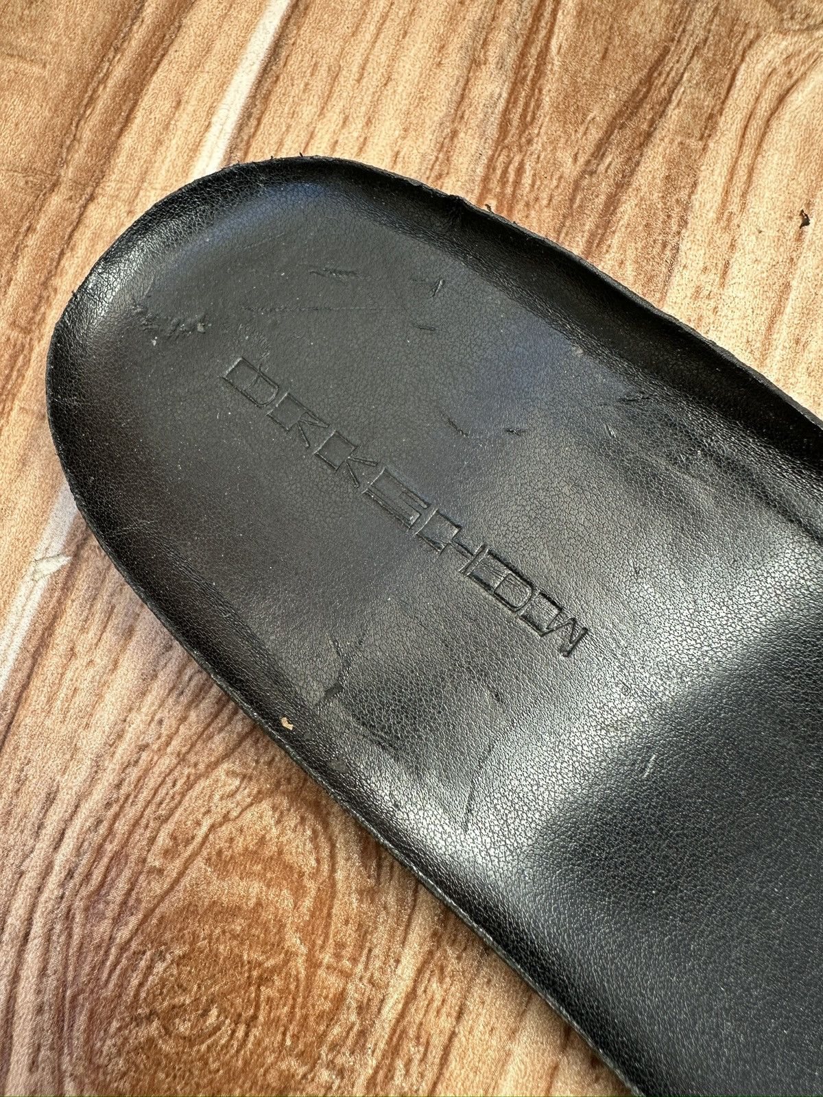 Rick Owens Rick Owens Drkshdw 2016 Black Waxed Canvas Vegan Ramones Size US 7.5 / EU 40-41 - 20 Thumbnail