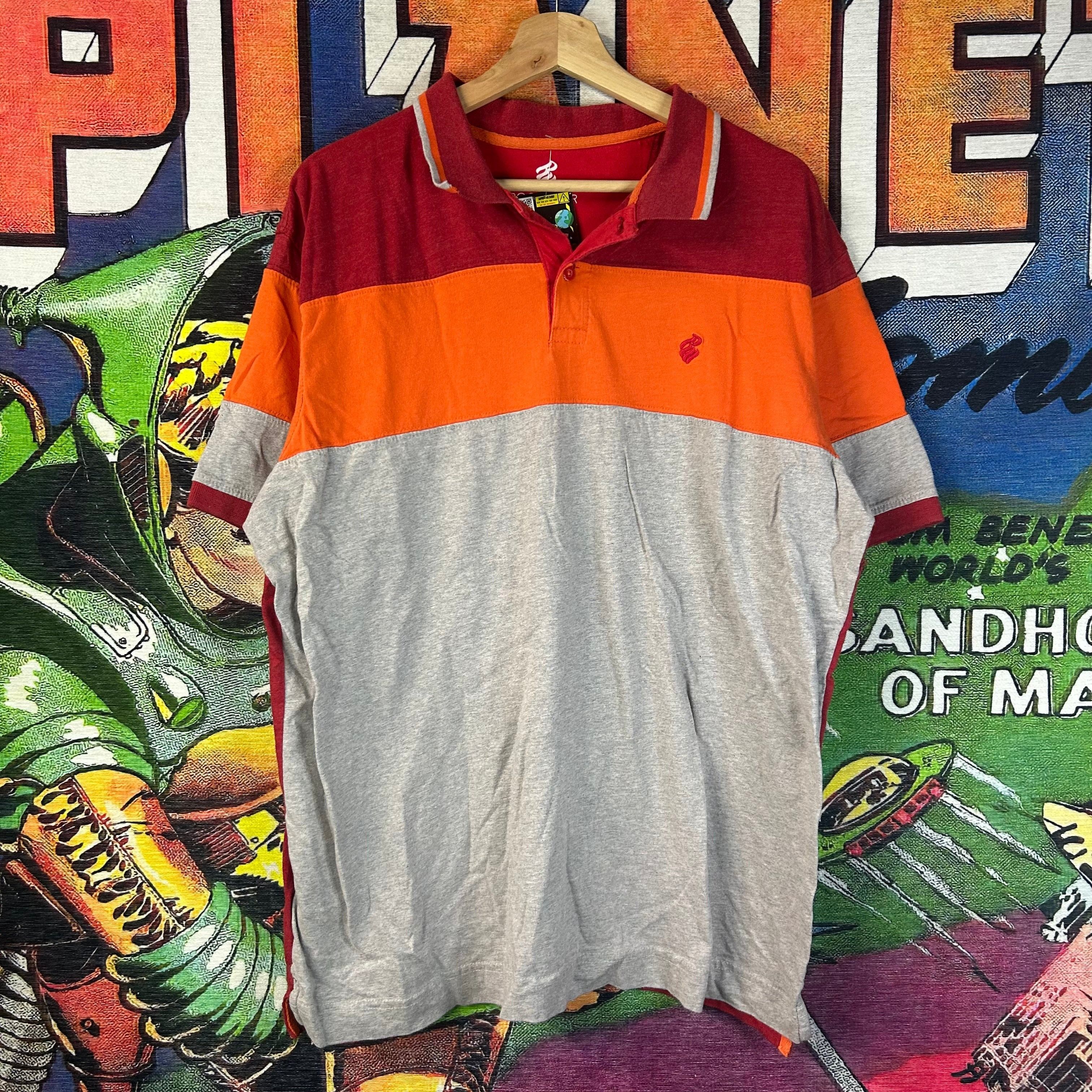 Polo Ralph Lauren Y2K Rocawear Paneled Polo Shirt Size 2XL Size US XXL / EU 58 / 5 - 1 Thumbnail
