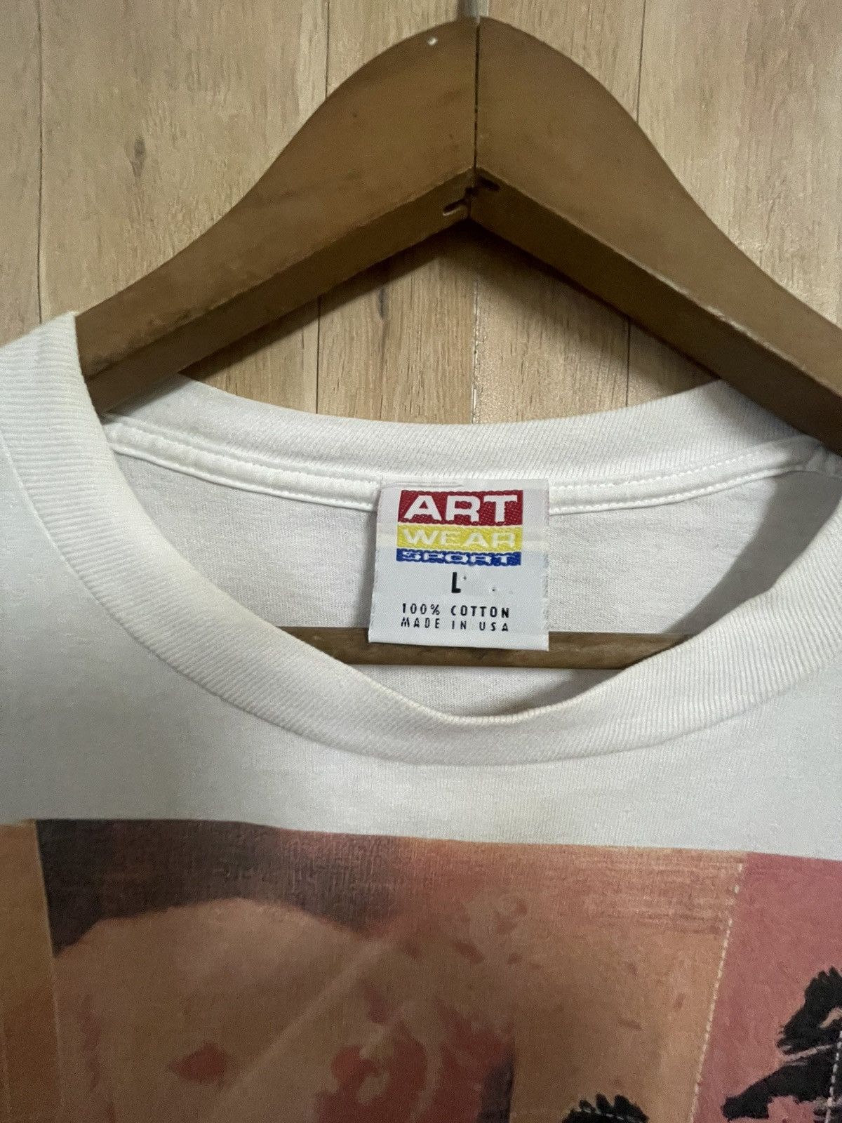 Arts & Science Vintage Art T shirt Ted Wright 1993 Warhol Basquiat Haring Size US L / EU 52-54 / 3 - 3 Thumbnail