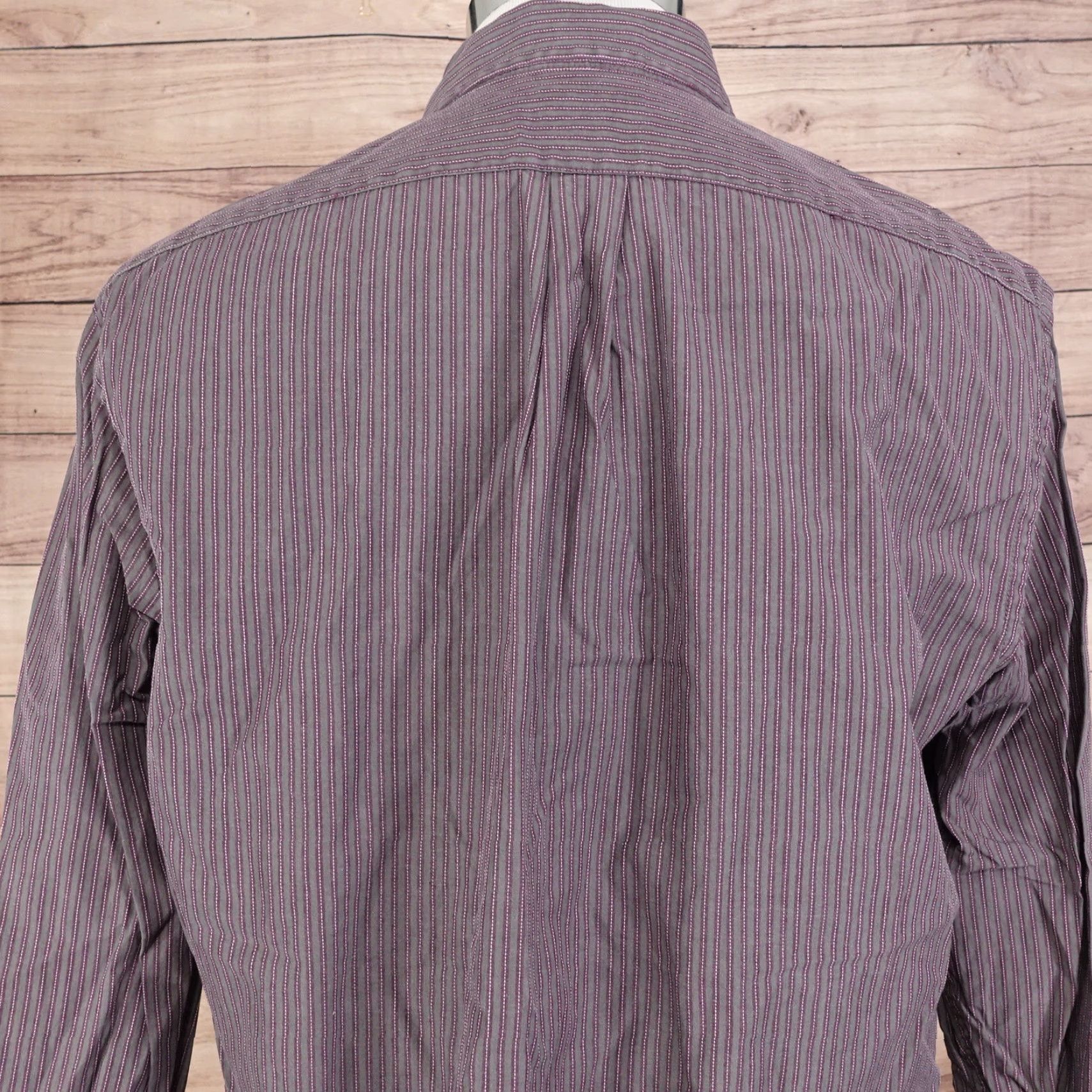 Gap Vintage GAP Men's Large Cotton Long Sleeve Striped Button-Up Shirt for Business Casual and Formal Wear Size US L / EU 52-54 / 3 - 5 Thumbnail