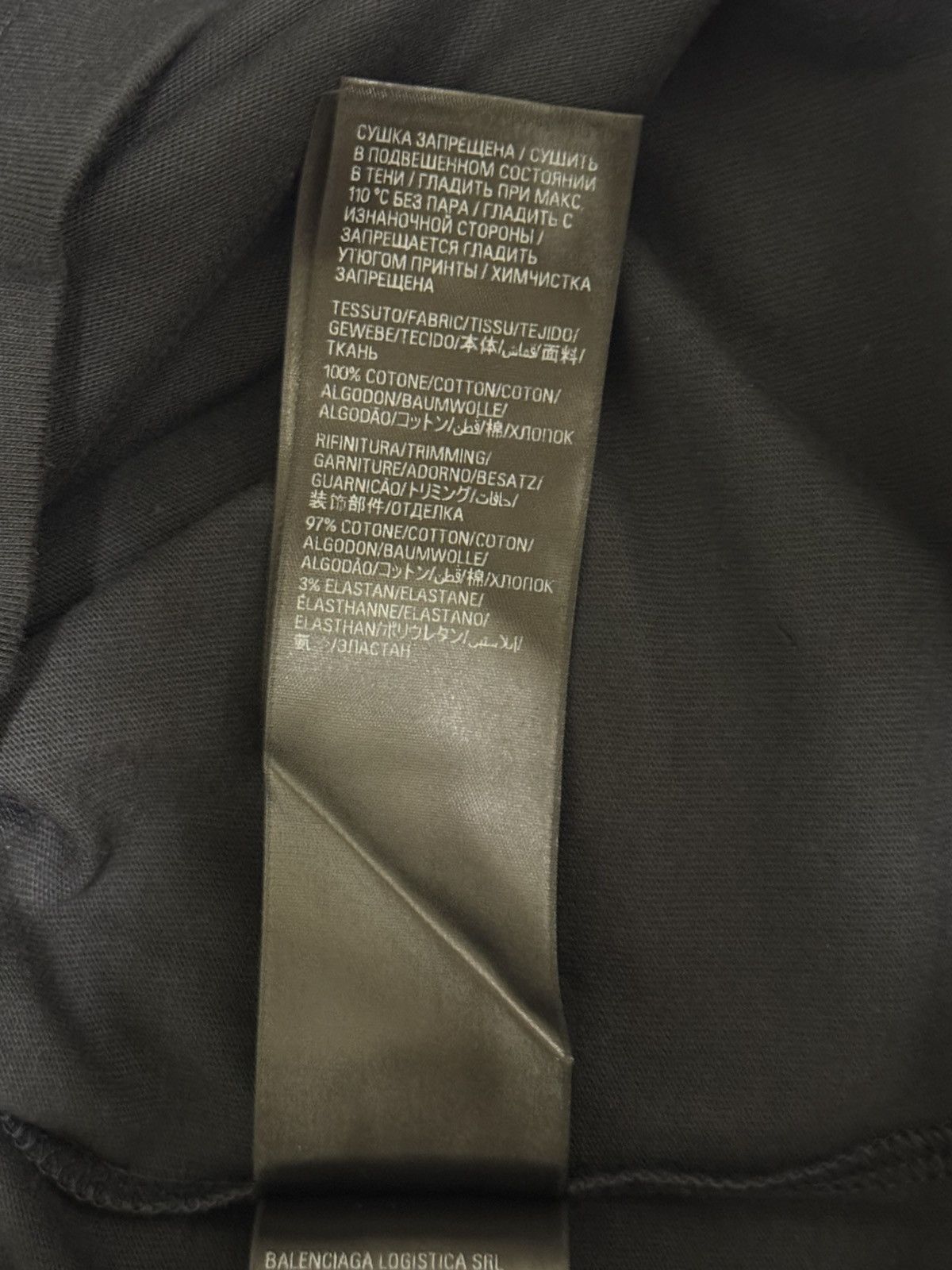Balenciaga BALENCIAGA Political Stencil T Shirt Black White Size US M / EU 48-50 / 2 - 7 Thumbnail