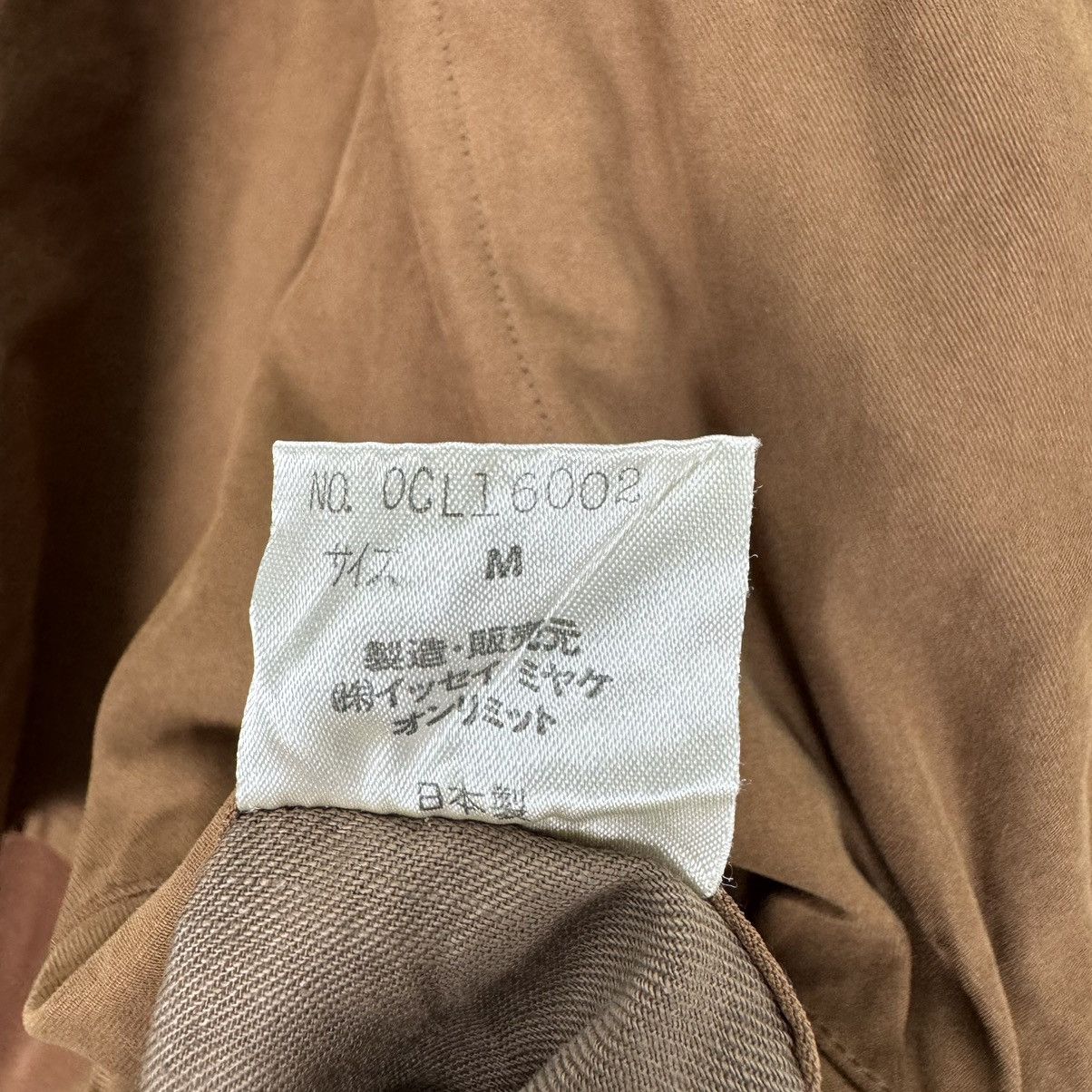 Issey Miyake 🌟90s ISSEY MIYAKE DOUBLE BREASTED OVERCOAT JACKET Size M / US 6-8 / IT 42-44 - 11 Thumbnail