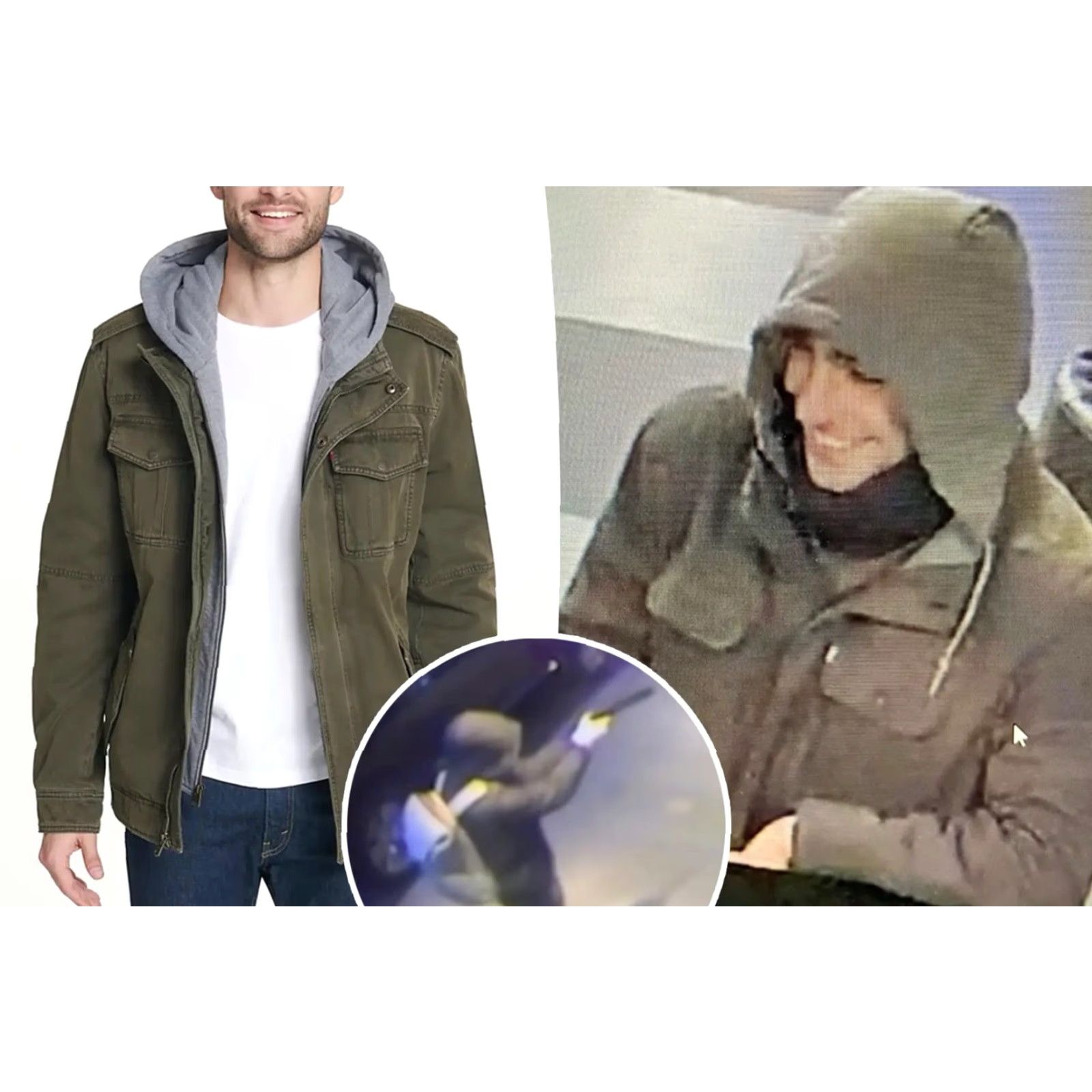 Levi's VINTAGE Levi's Luigi Mangione Jacket 2XL Regular Cotton Bomber Green Men Size US XXL / EU 58 / 5 - 3 Thumbnail