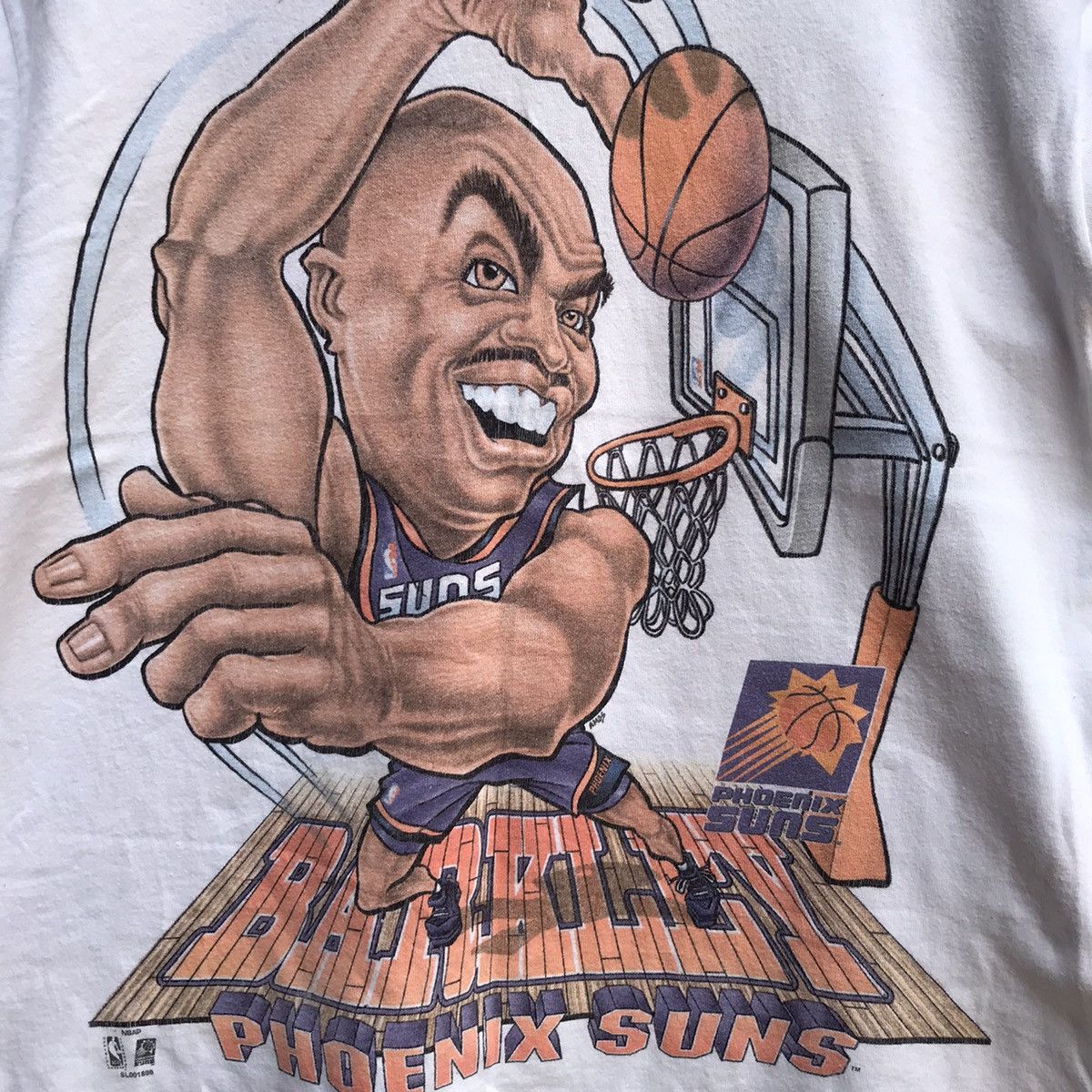 NBA Vintage 90s CHARLES BARKLEY nba tee phoenix suns Size US M / EU 48-50 / 2 - 3 Thumbnail
